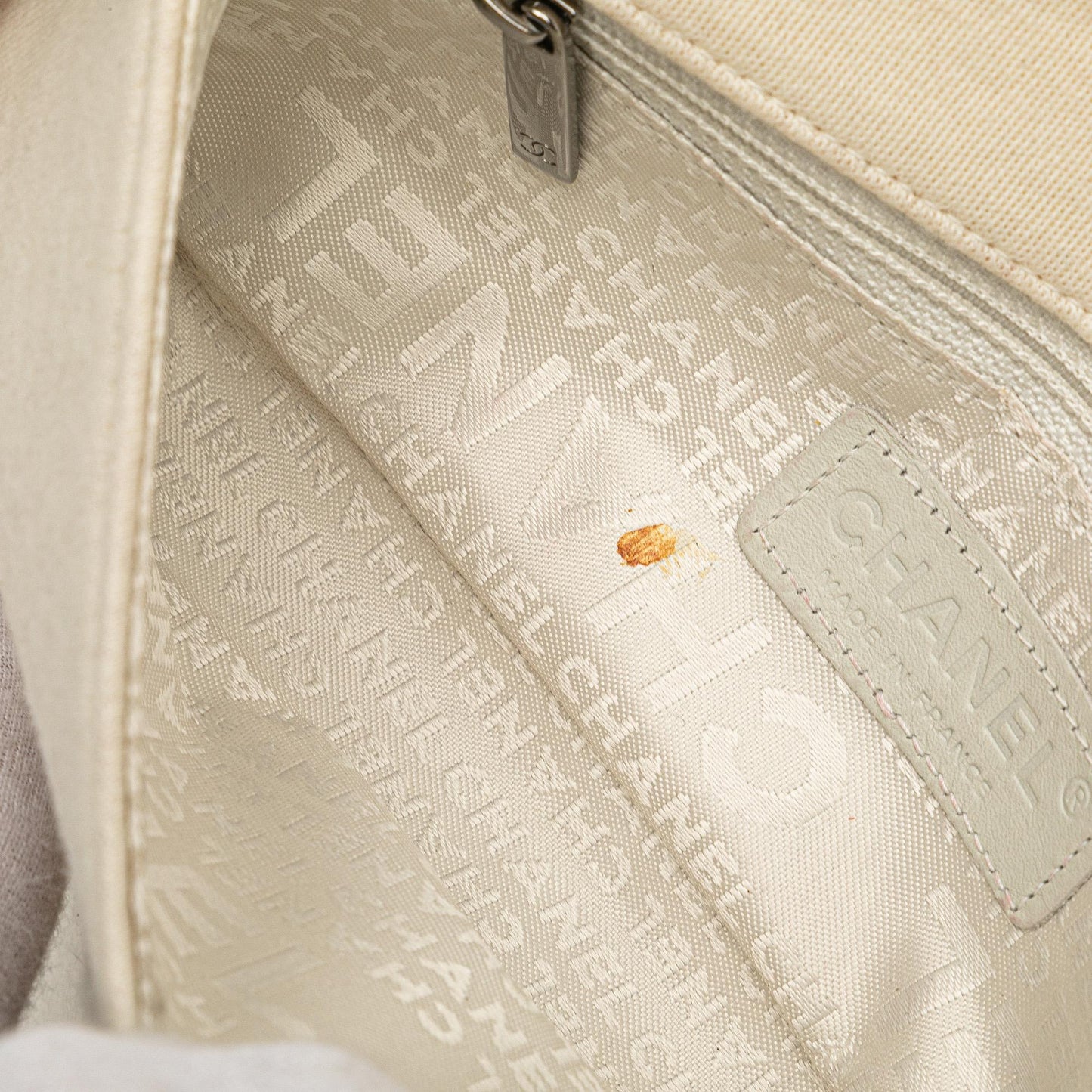 Chanel CC Jersey Pyramid Stud Flap