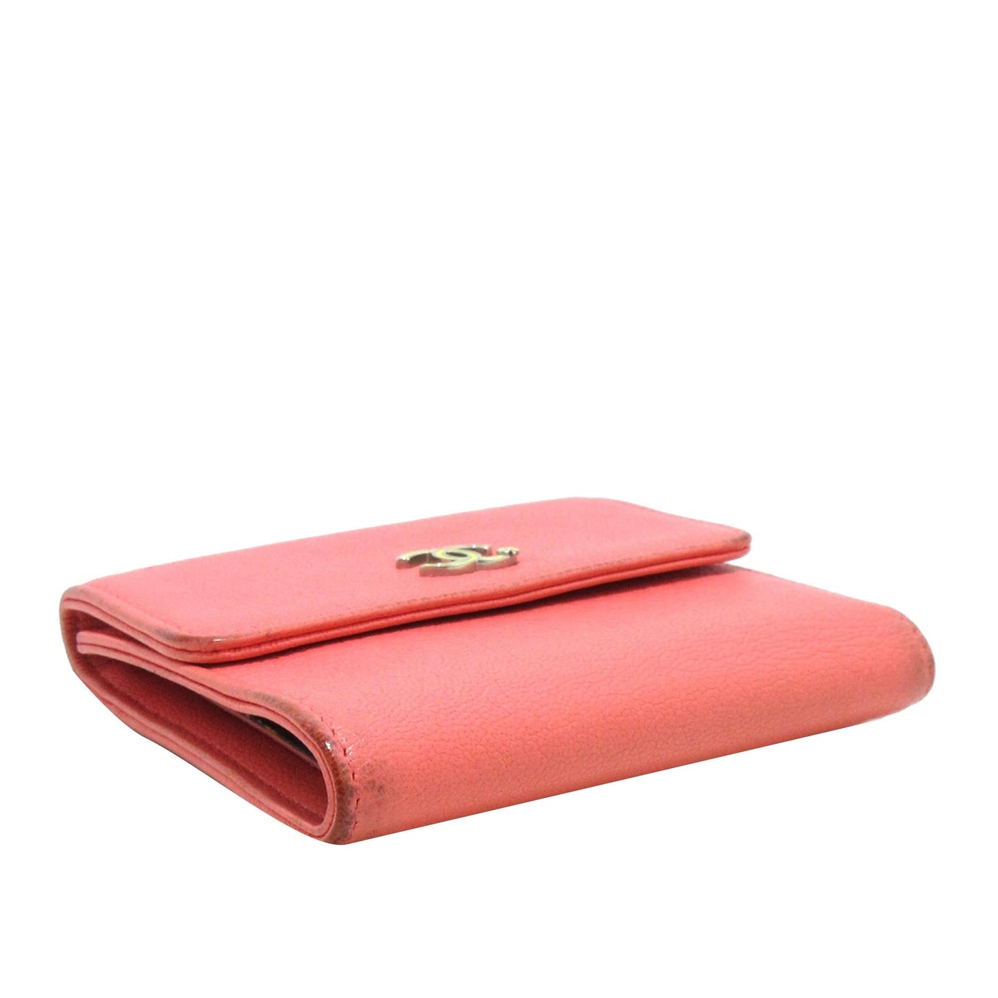 Chanel CC Lucky Clover Calfskin Small Wallet (SHG-kFLM7a)