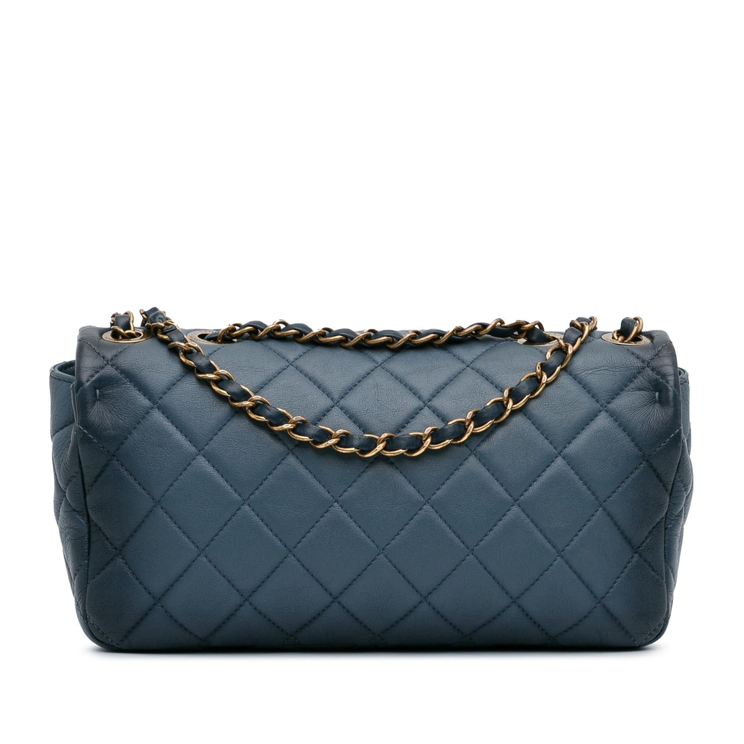 Chanel CC Quilted Calfskin Ombre Flap (SHG-mJHtHE)