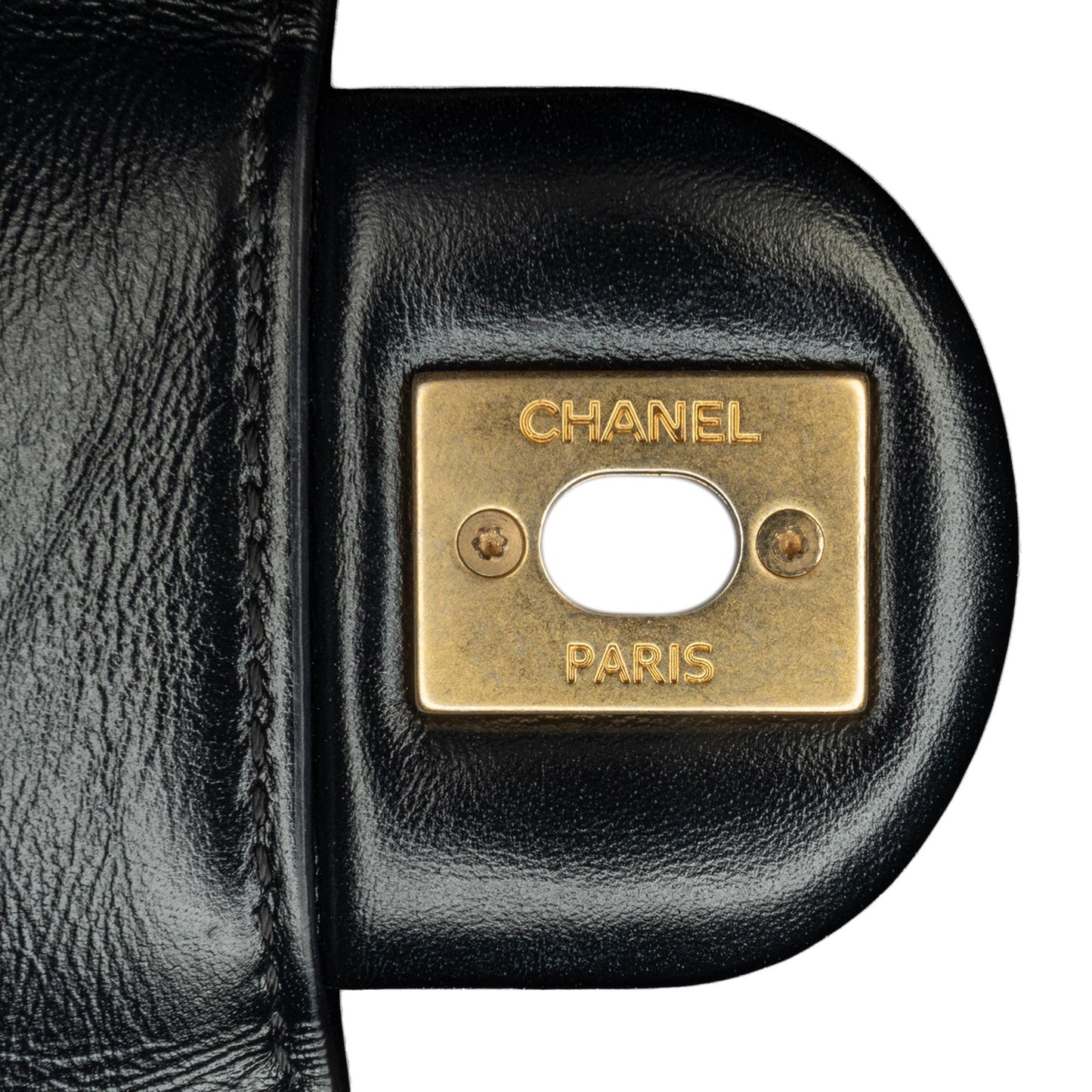 Chanel CC Quilted Calfskin Round Moon Messenger Flap