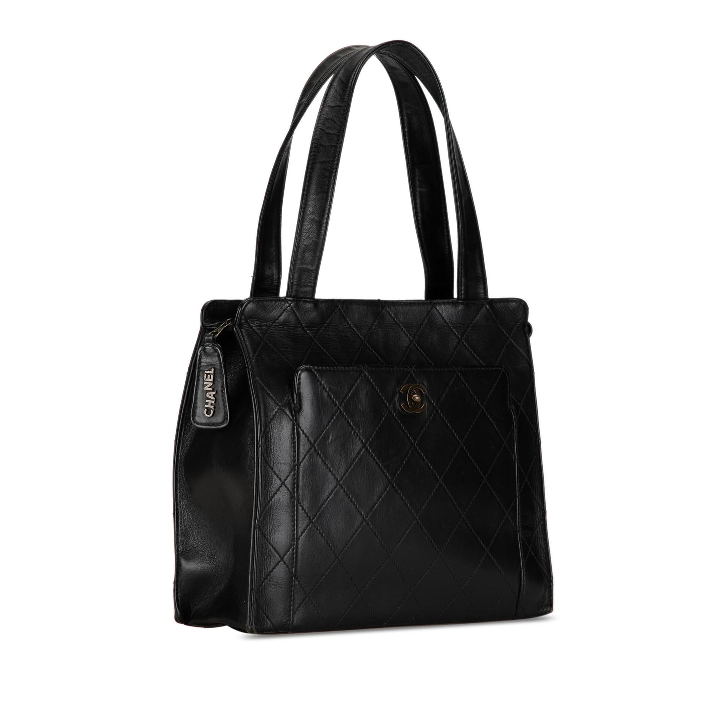 Chanel CC Quilted Calfskin Tote (SHG-0ZYubi)