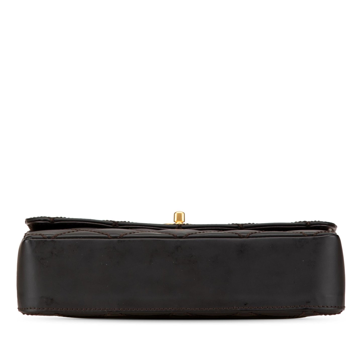 Chanel CC Quilted Calfskin Wild Stitch Flap