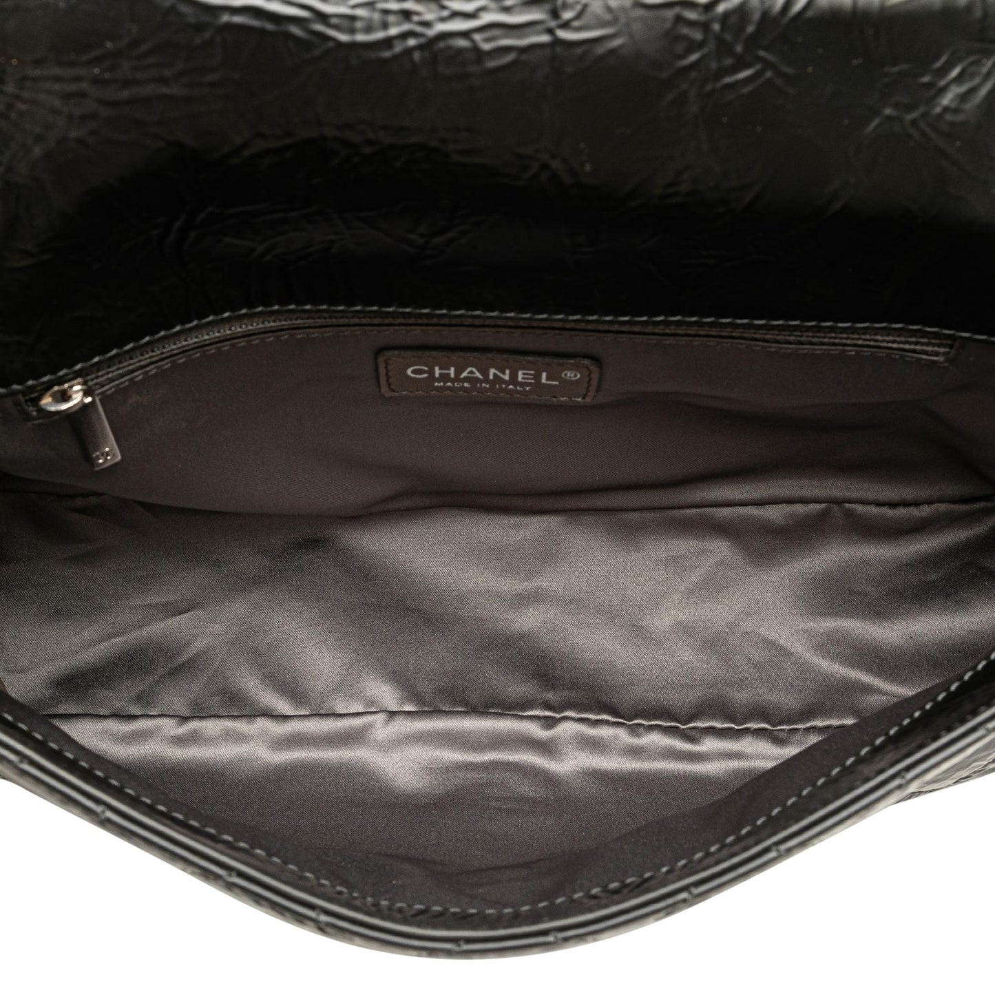 Chanel CC Quilted Glazed Calfskin Flap (SHG-16f7wX)