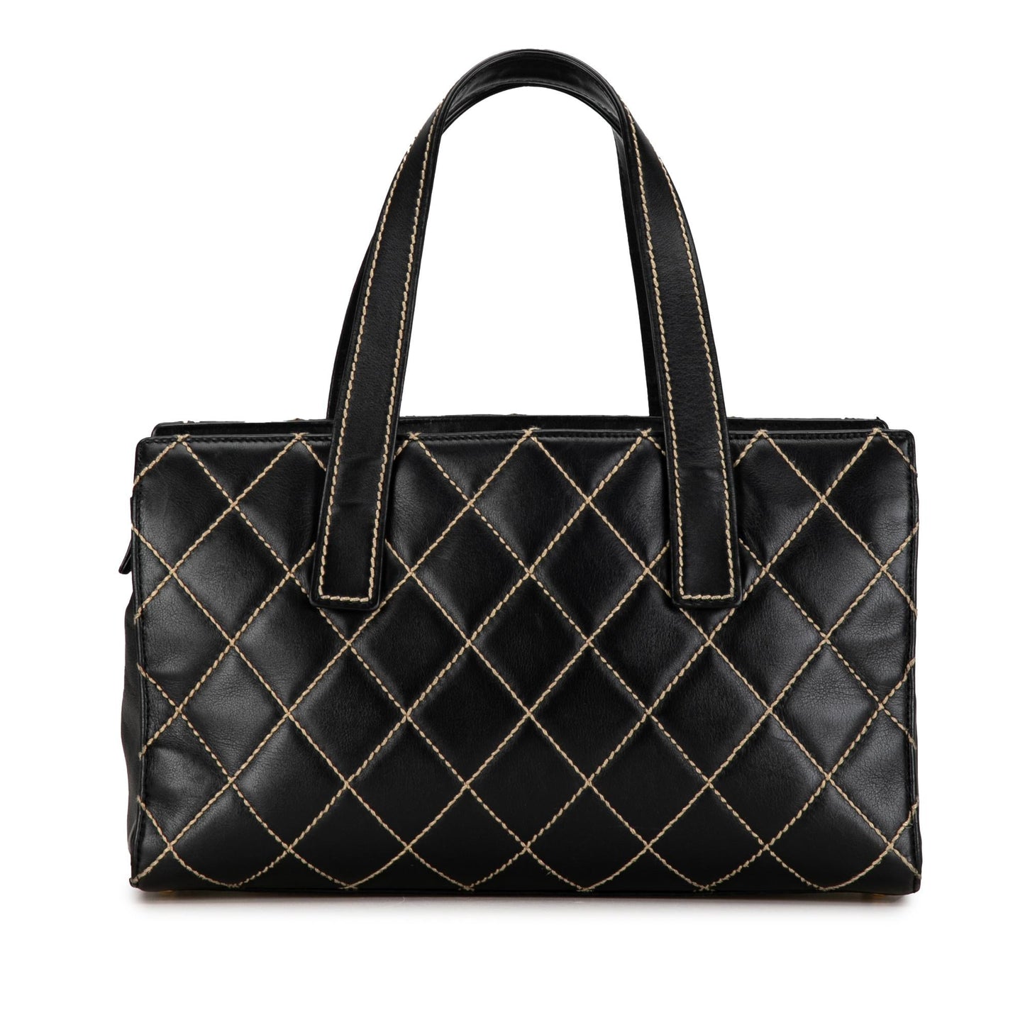 Chanel CC Wild Stitch Calfskin Tote (SHG-jhoL0S)