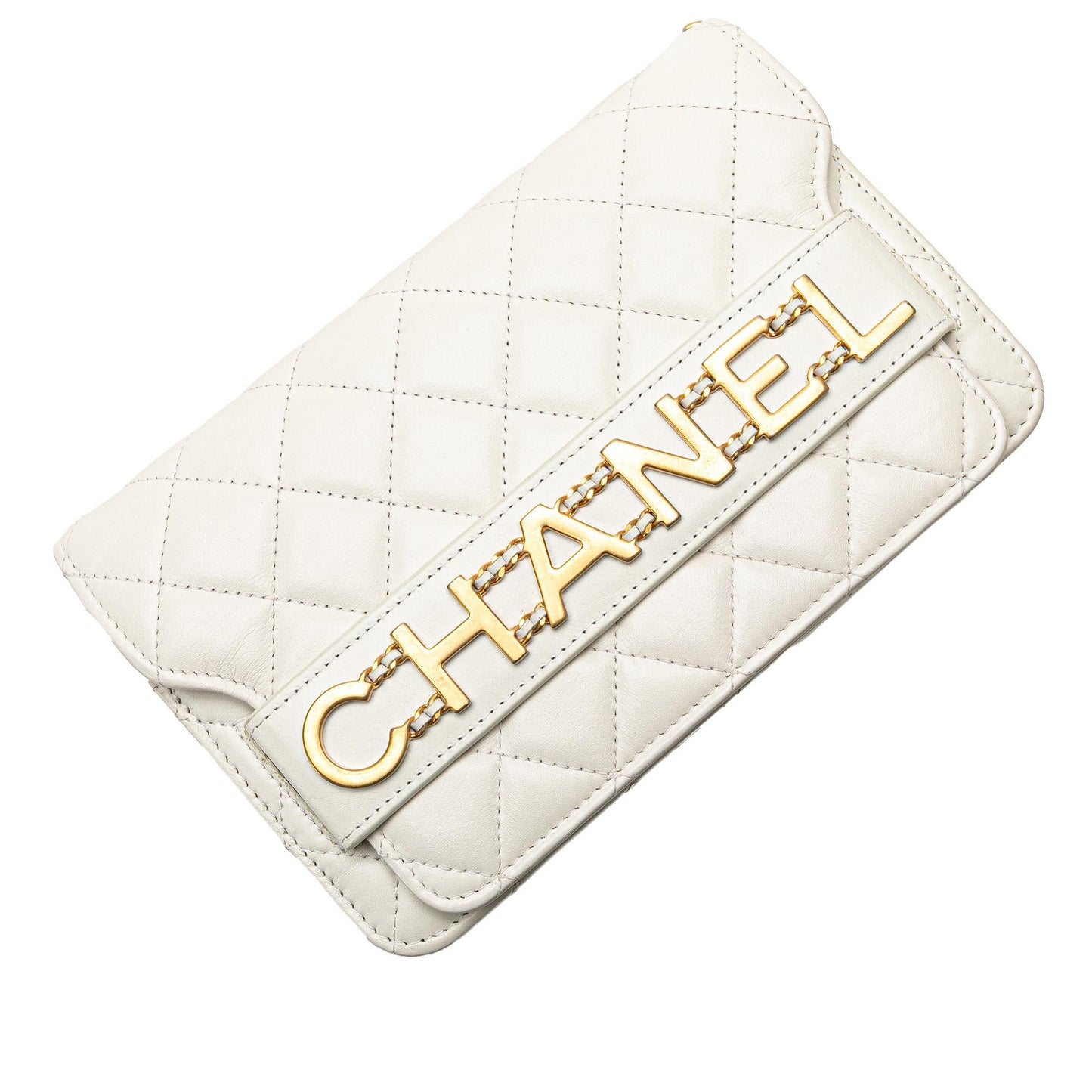 Chanel Calfskin Enchained Flap Wallet on Chain