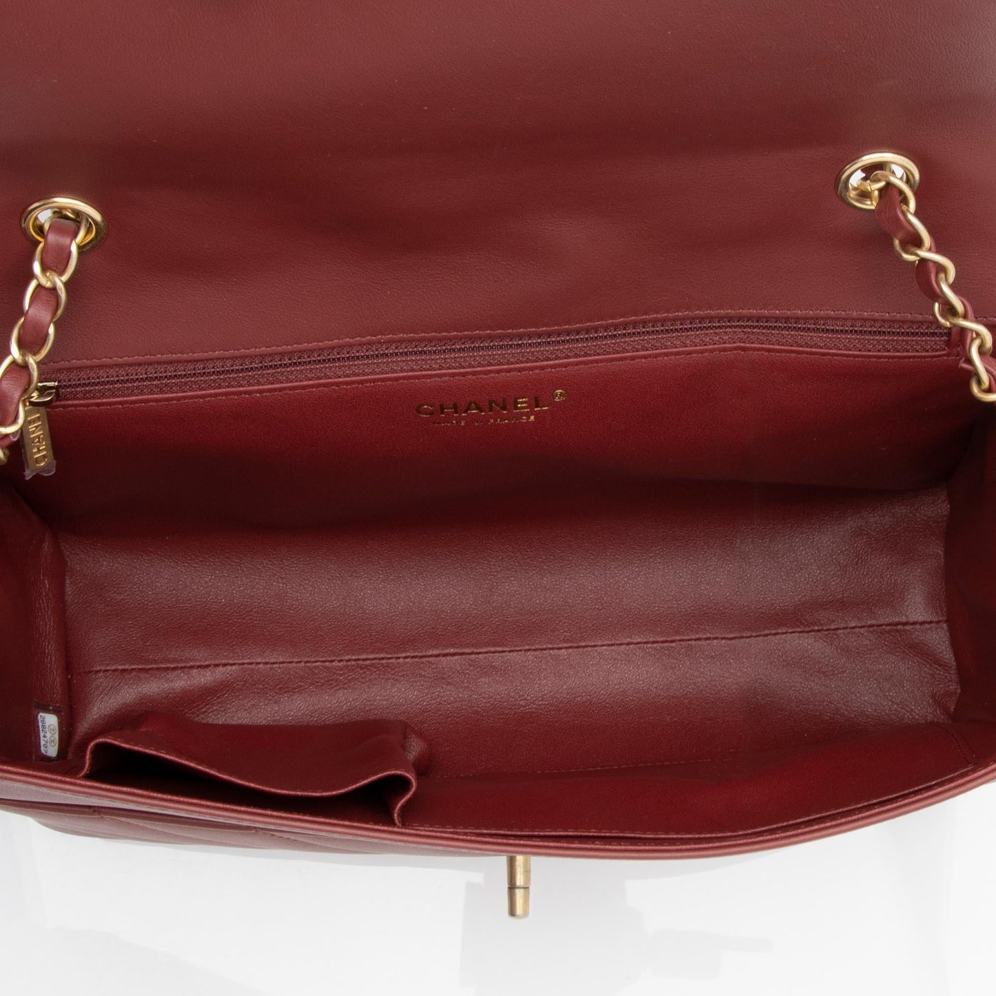 Chanel Calfskin Golden Class CC Top Handle Flap Bag (SHF-45Y3VR)