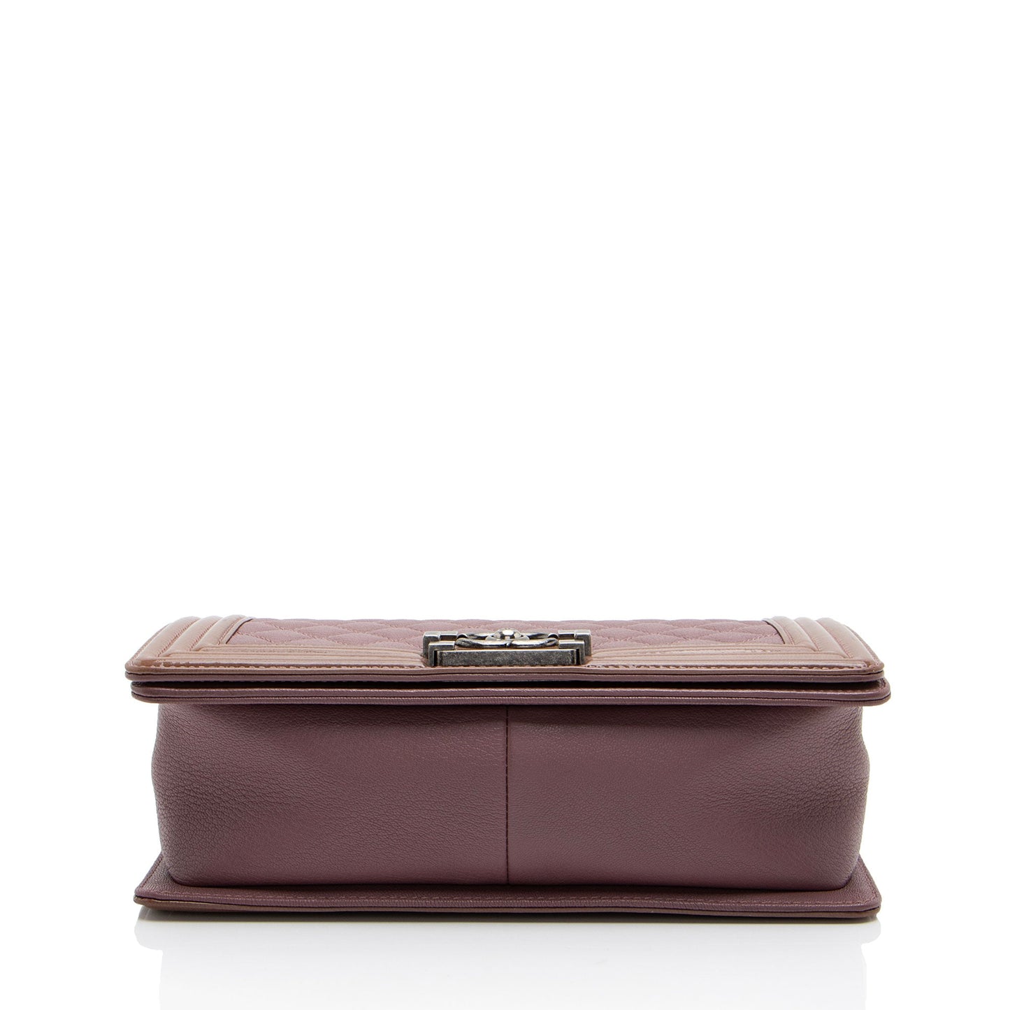 Chanel Calfskin Patent Old Medium Boy Bag