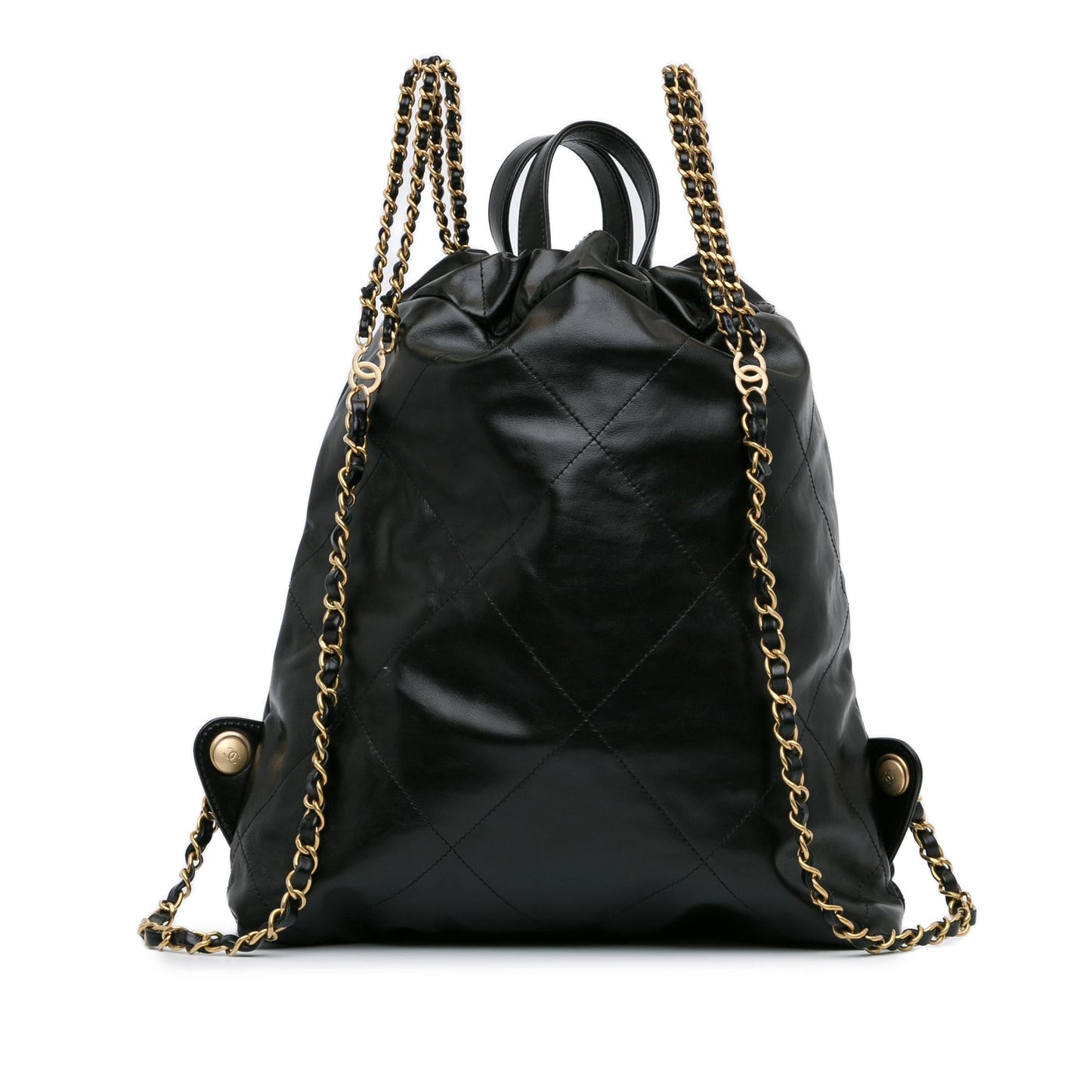 Chanel Calfskin Quilted 22 Backpack (SHG-TXZEKc)