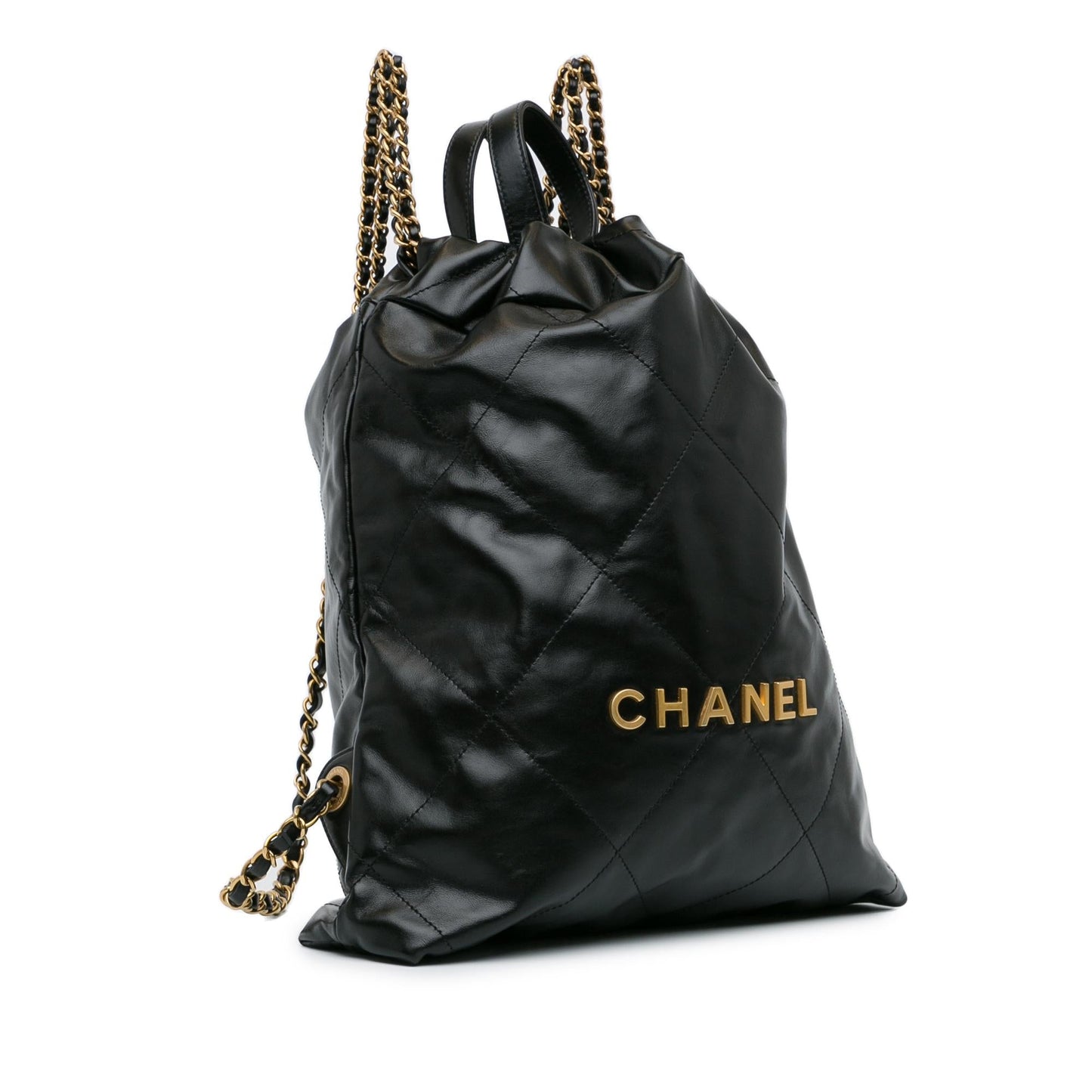Chanel Calfskin Quilted 22 Backpack (SHG-TXZEKc)