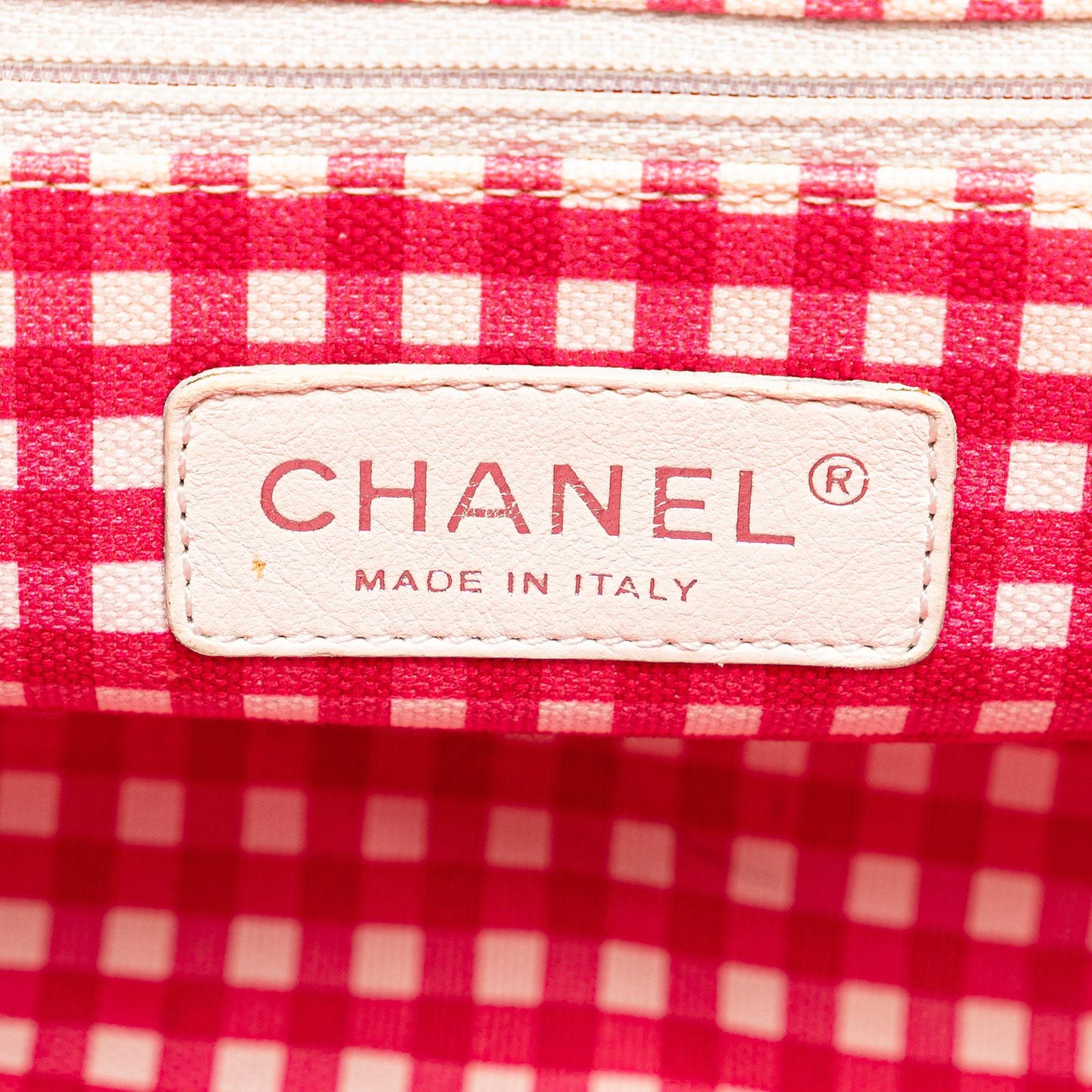 Chanel Canvas Gingham Handbag