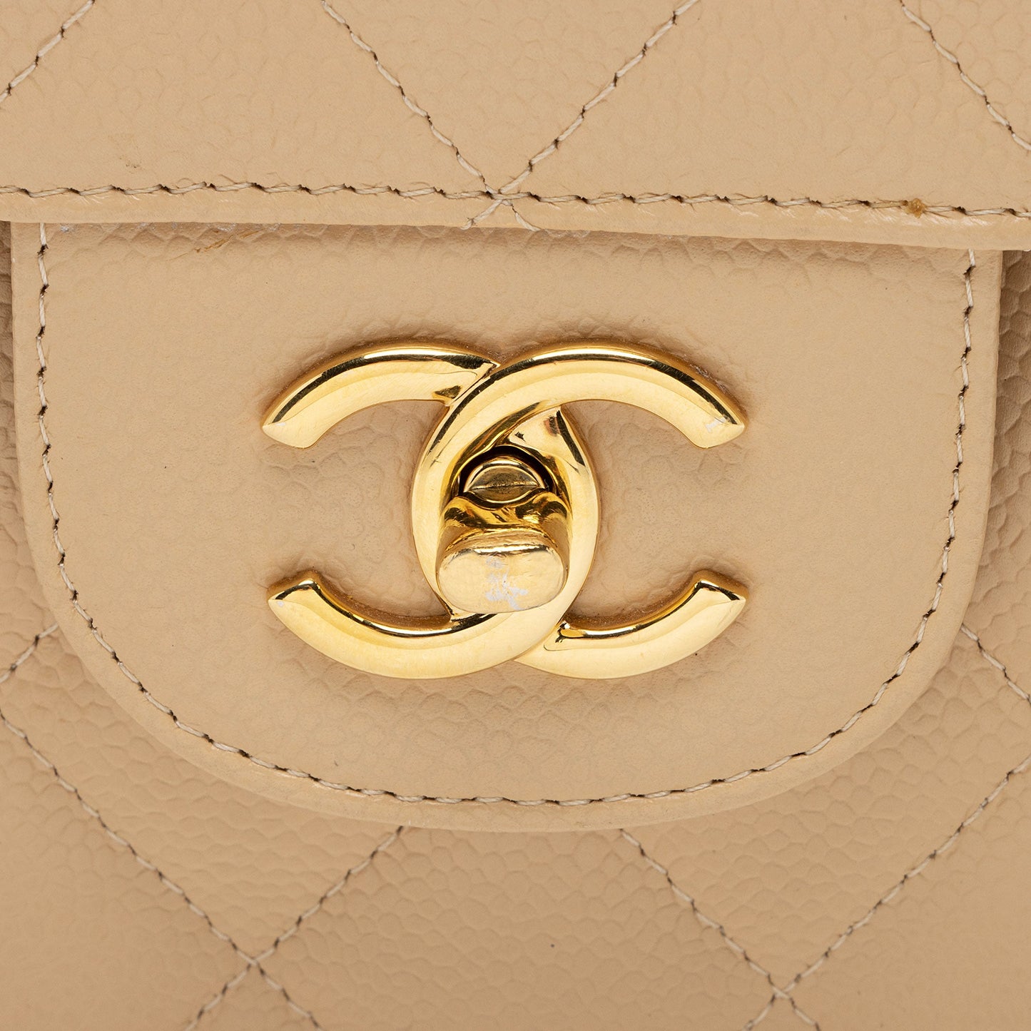 Chanel Caviar Leather Classic Jumbo Double Flap Bag