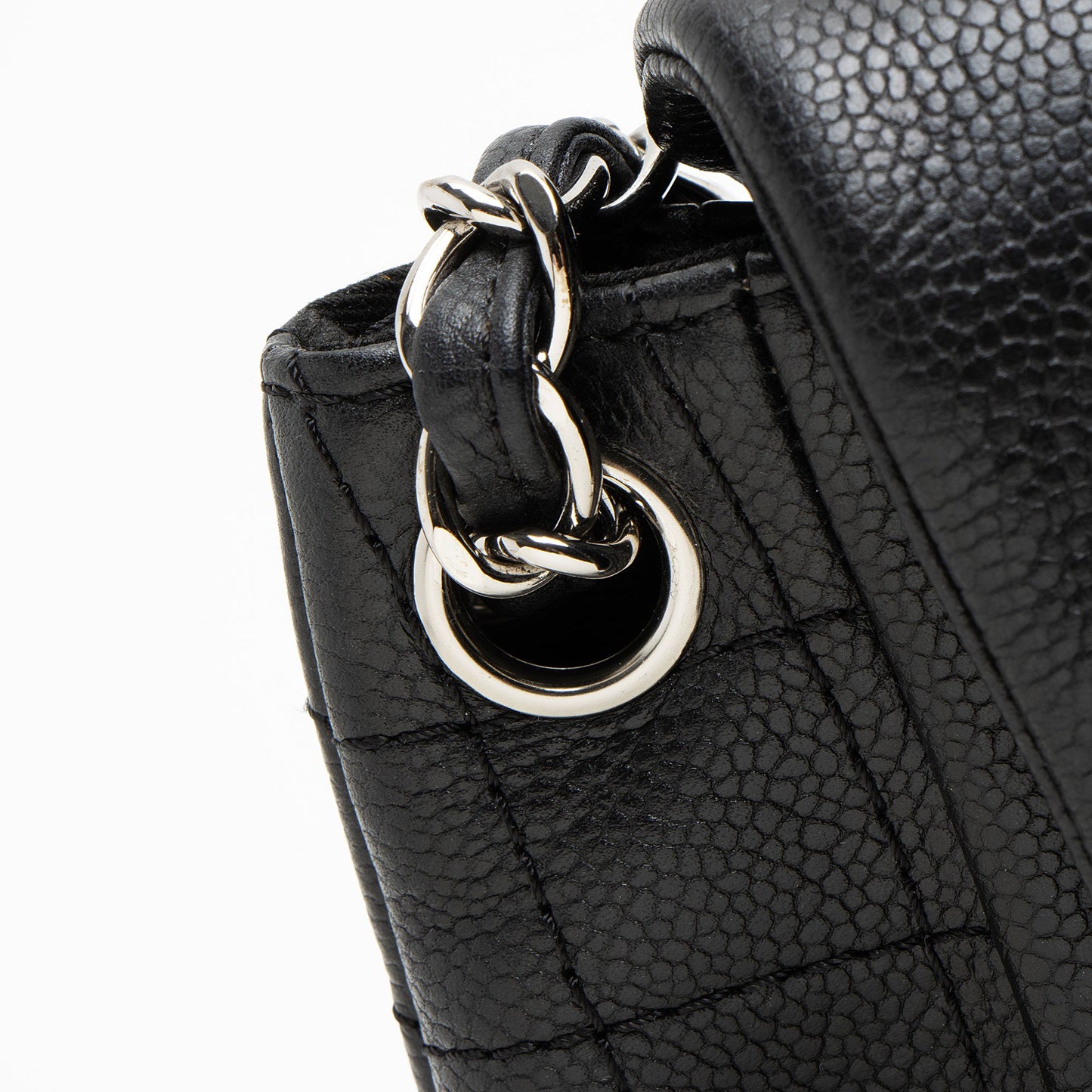 Chanel Caviar Leather Half Moon Shoulder Bag