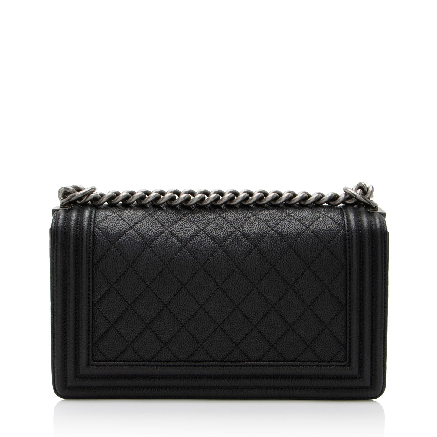 Chanel Caviar Leather Old Medium Boy Bag