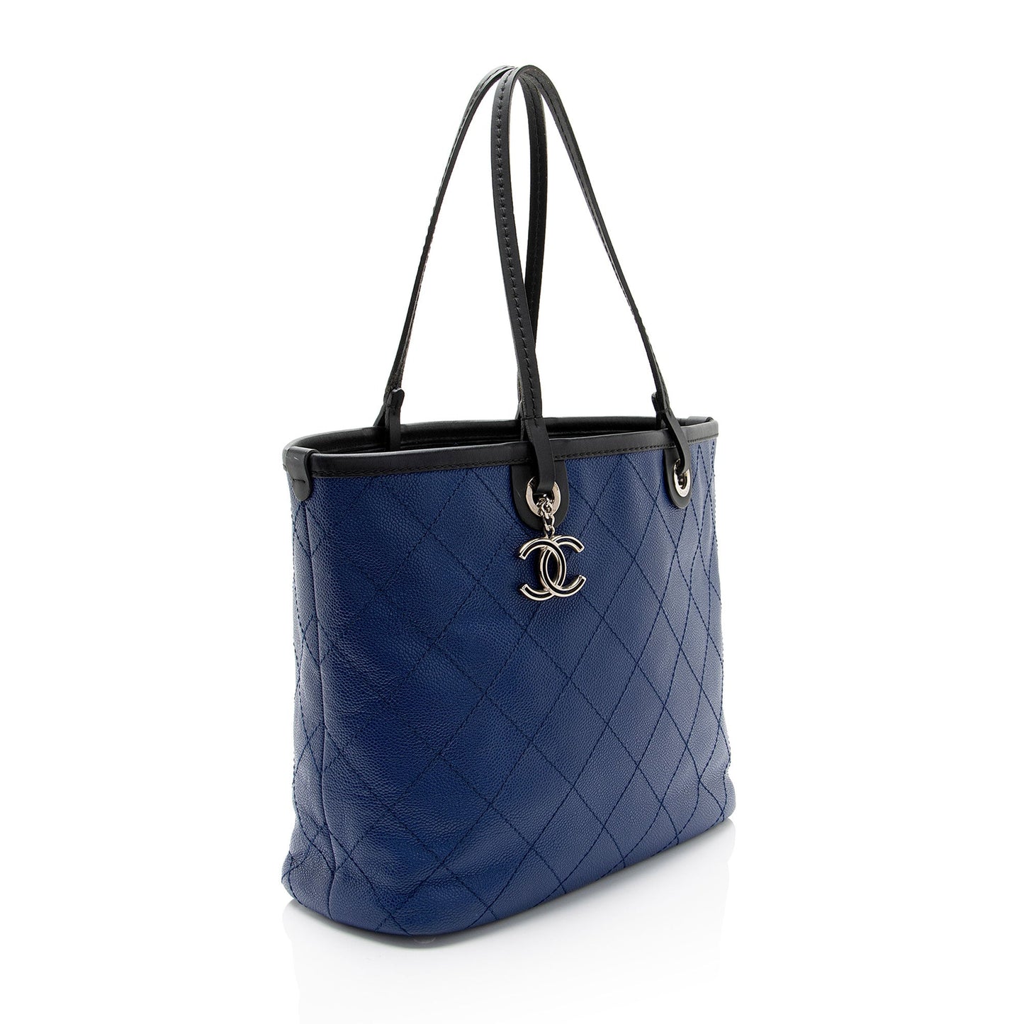 Chanel Caviar Leather Shopping Fever Small Tote