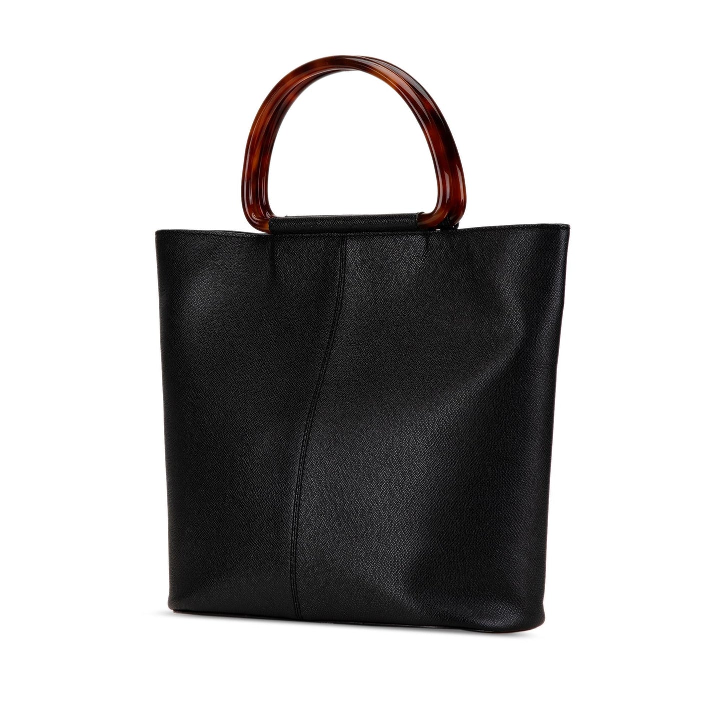 Chanel Caviar Tortoise Top Handle Tote