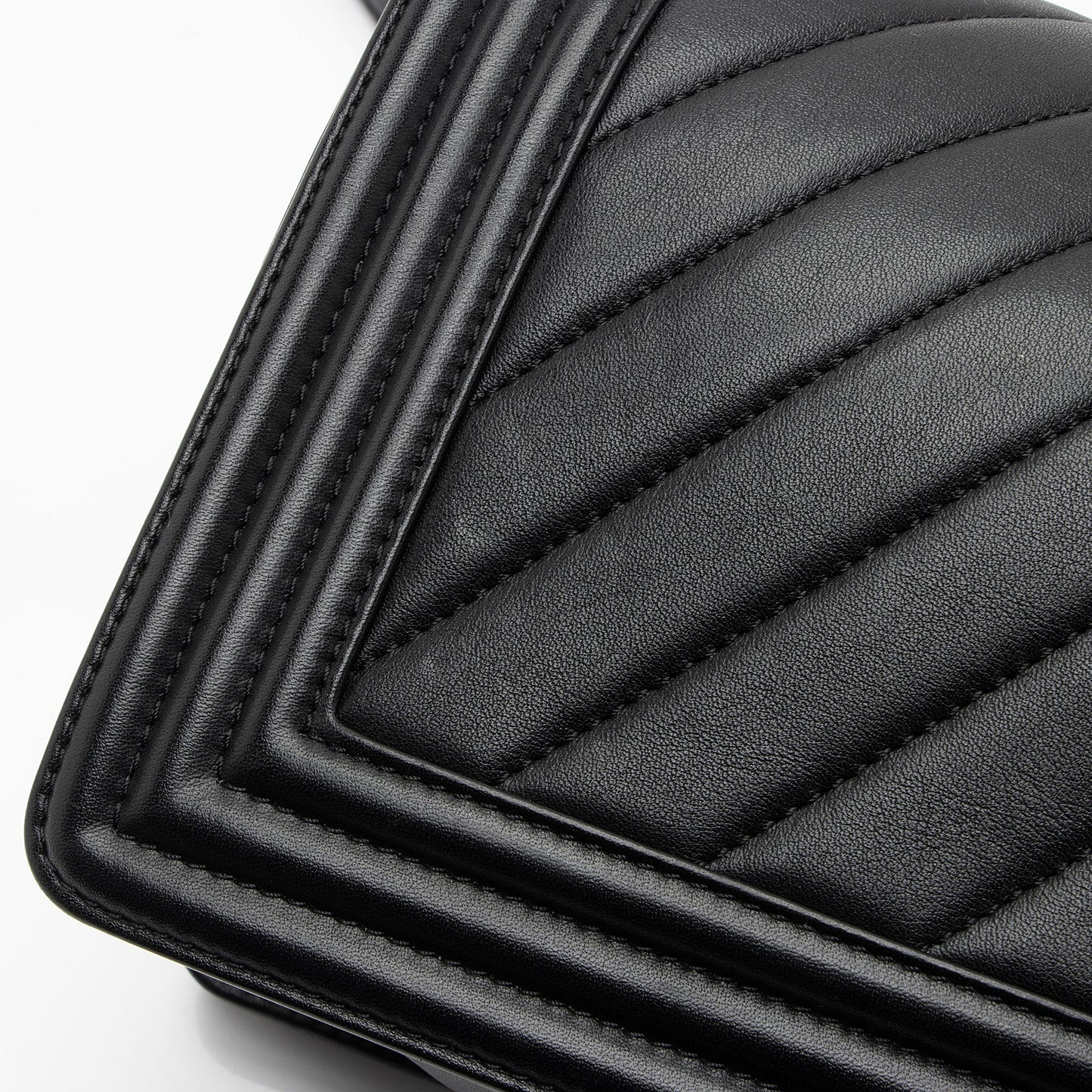 Chanel Chevron Lambskin Old Medium Boy Bag