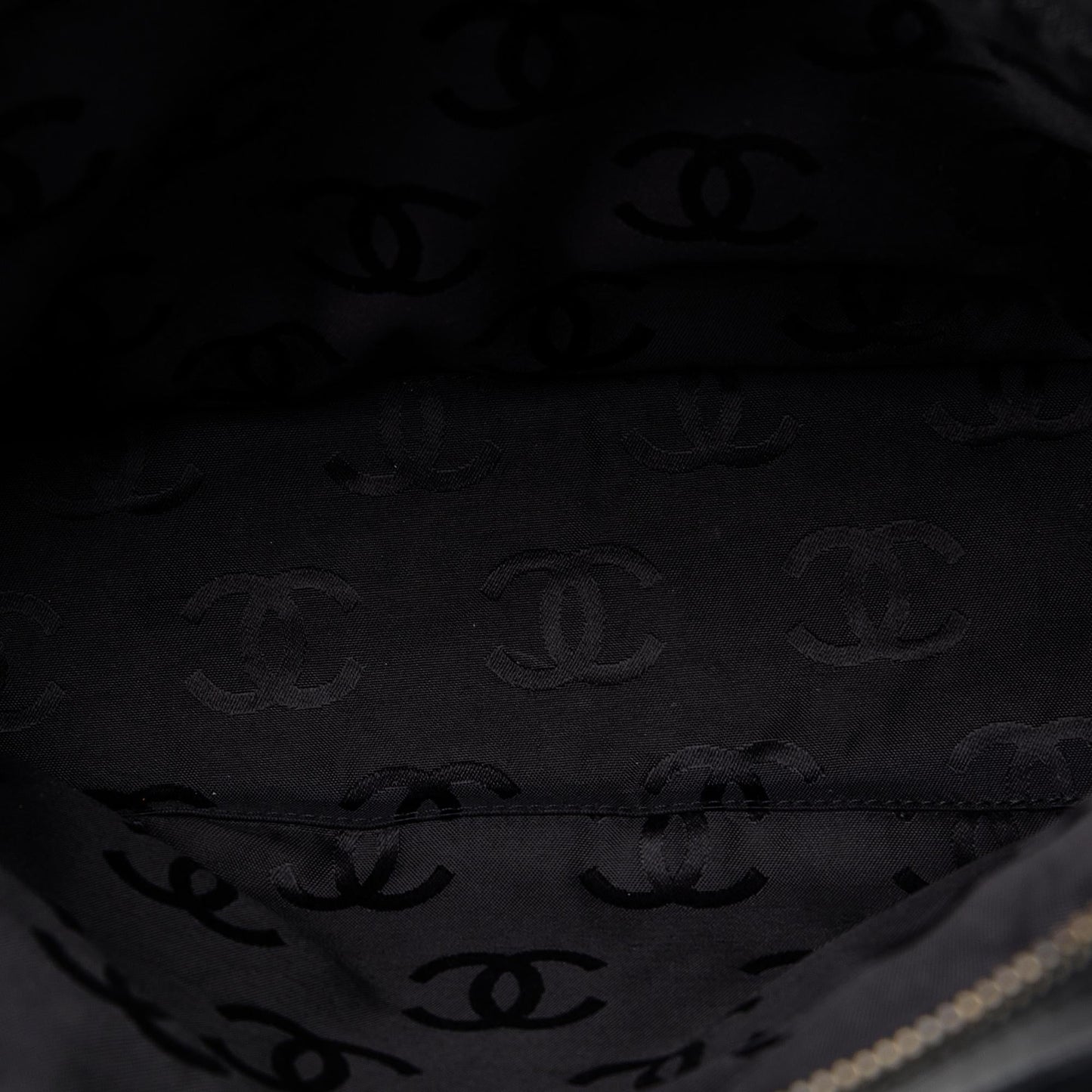 Chanel Cotton Choco Bar Shoulder Bag