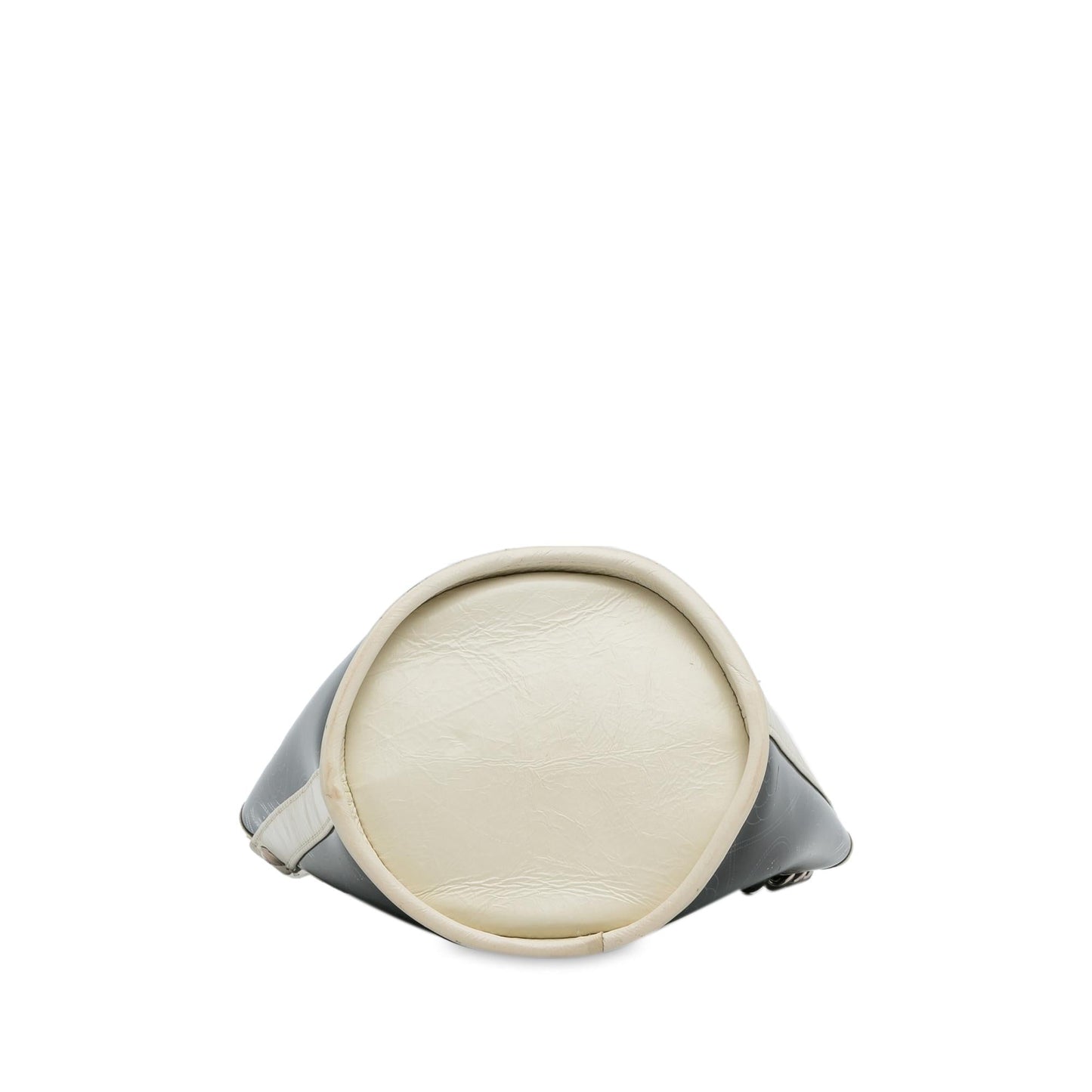Chanel Crumpled Calfskin PVC Camellia Bucket (SHG-gZFHoM)