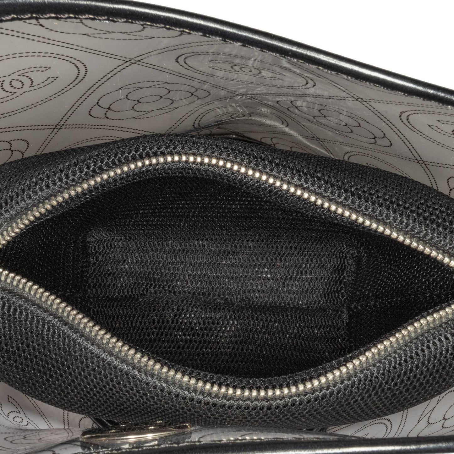 Chanel Crumpled Calfskin PVC Camellia Bucket