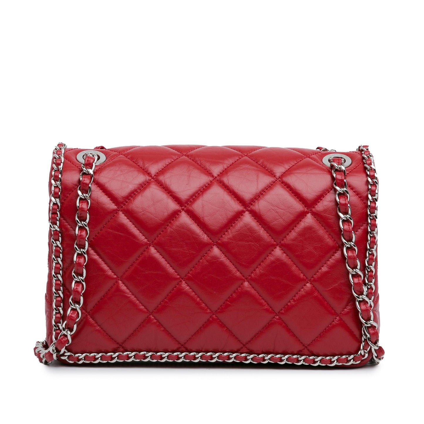 Chanel Crumpled Chain All Over Flap