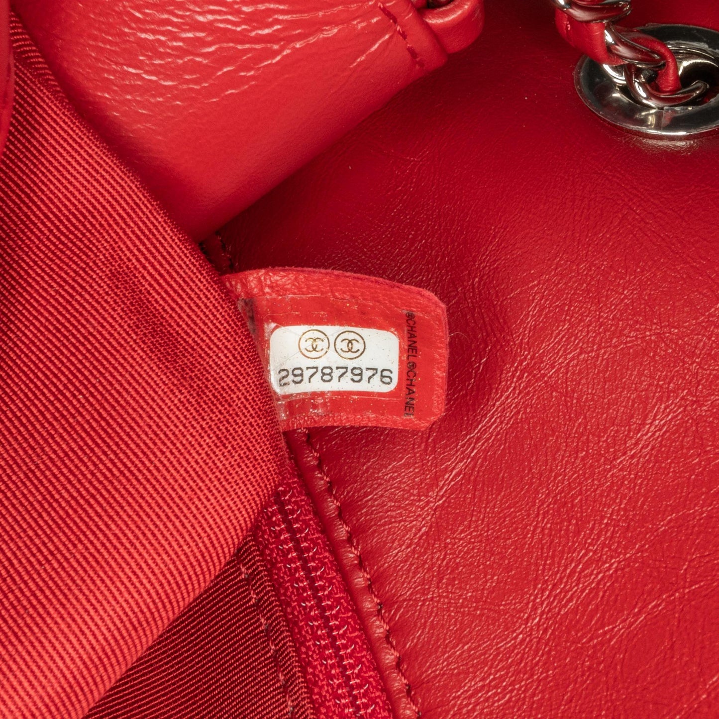 Chanel Crumpled Chain All Over Flap