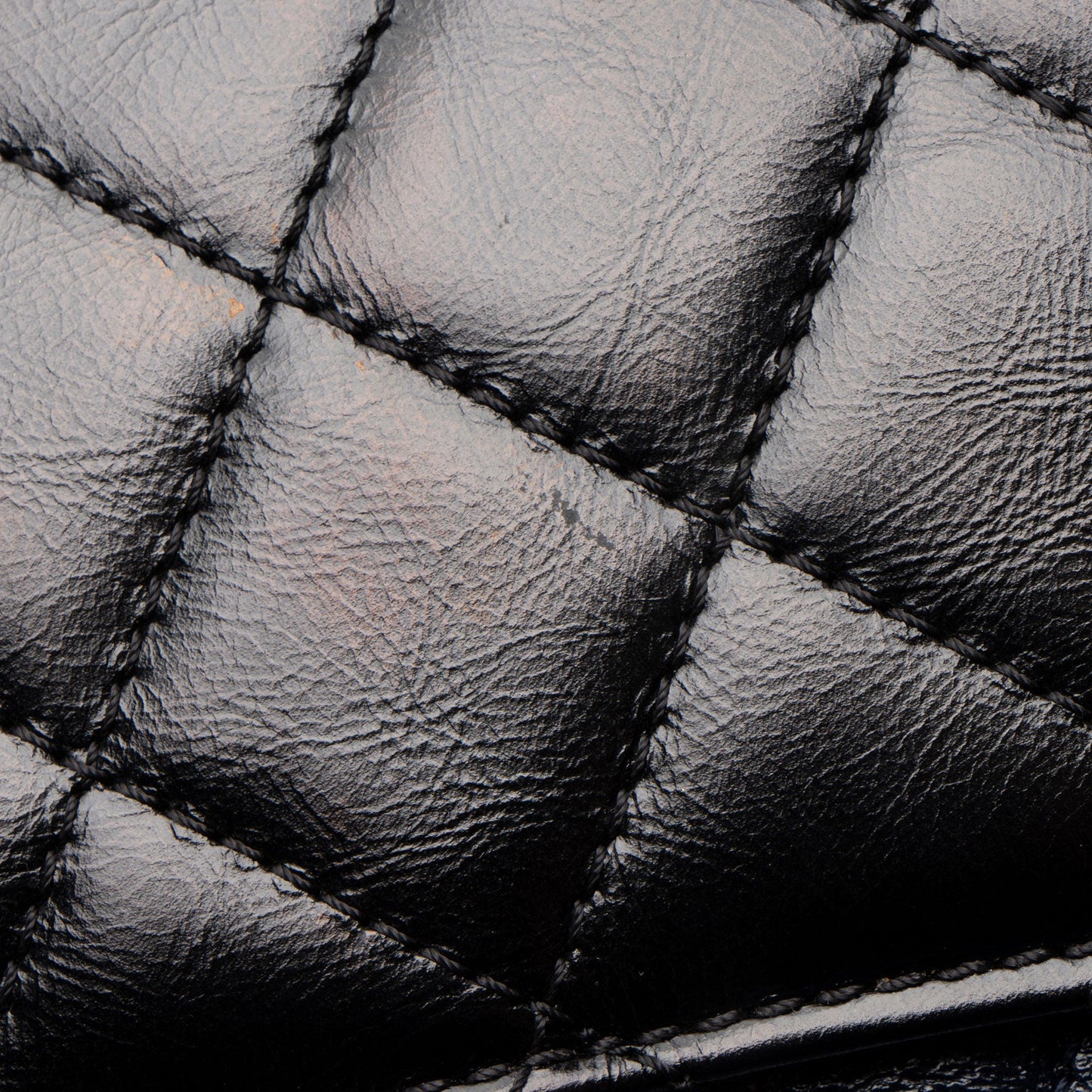 Chanel Glazed Calfskin CC Plate Medium Flap Bag