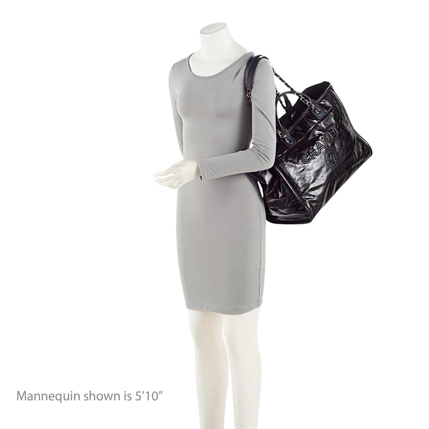 Chanel Glazed Calfskin Deauville Medium Tote (SHF-7Lzvto)