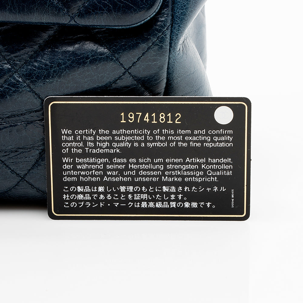 Chanel Glazed Calfskin Duo Color Small Tote (SHF-14944)