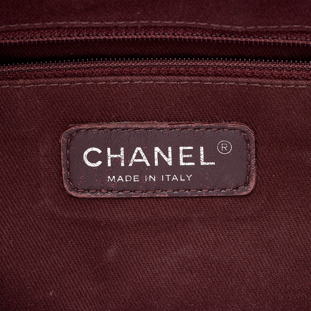 Chanel Glazed Calfskin Duo Color Small Tote (SHF-14944)