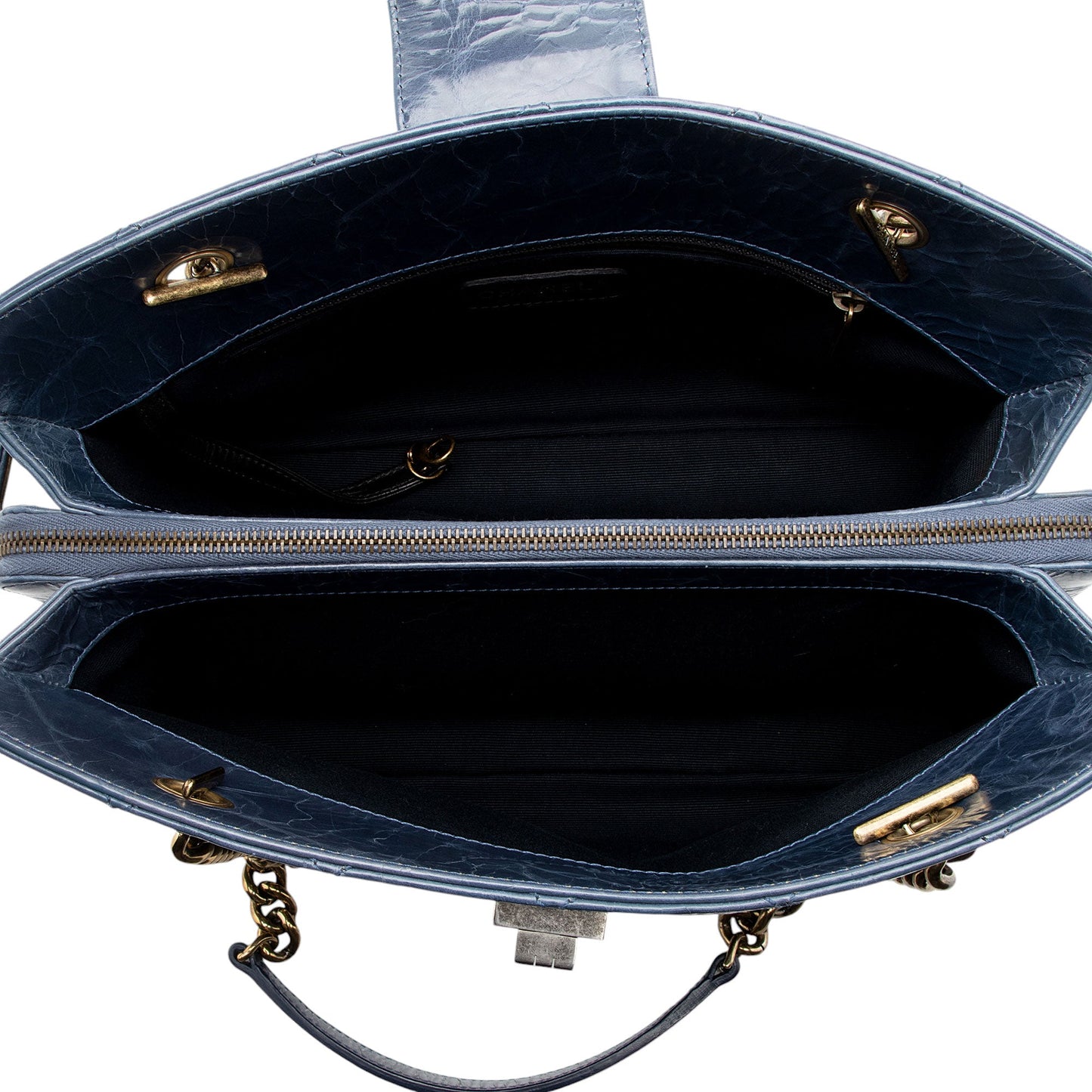 Chanel Glazed Calfskin Reissue Small Tote (SHF-NdQ2KU)