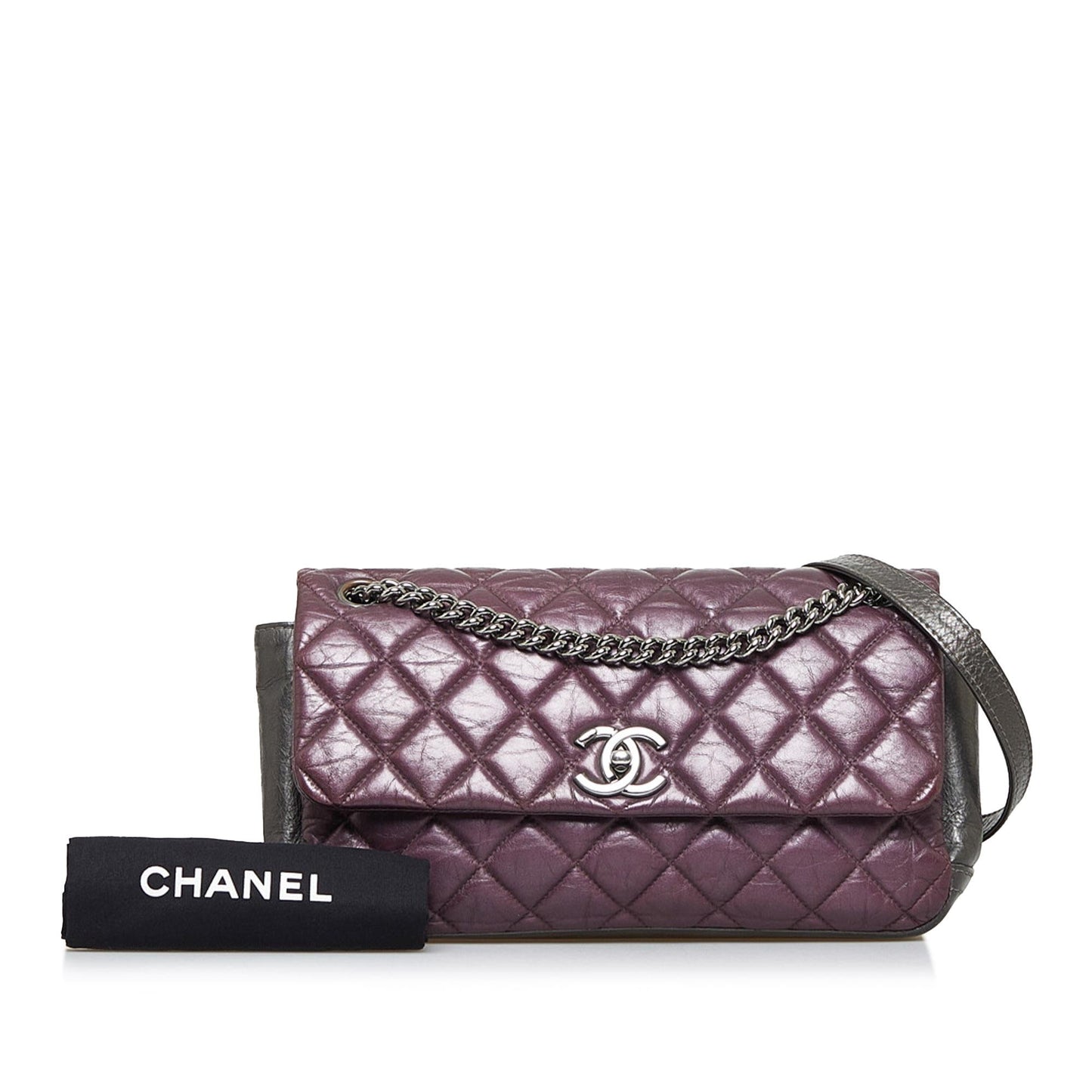 Chanel Glazed Matelasse Portobello Flap Bag