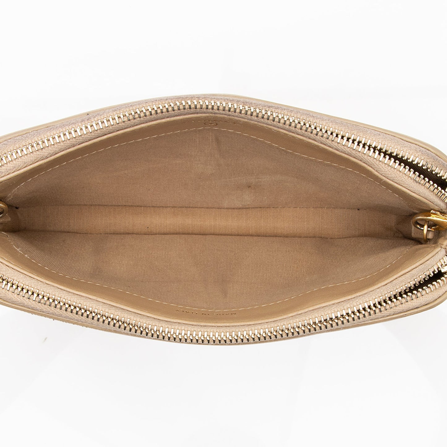 Chanel Grained Calfskin CC Filigree Clutch with Chain (SHF-22656)