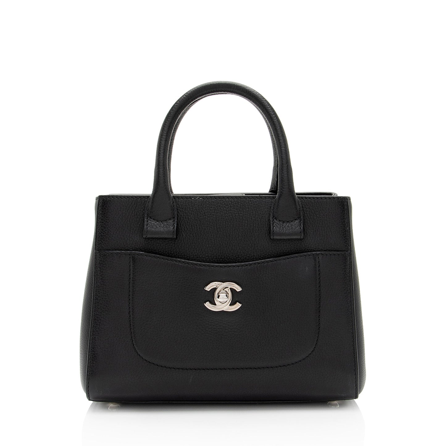 Chanel Grained Calfskin Executive Mini Shopper Tote (SHF-sRxeUb)