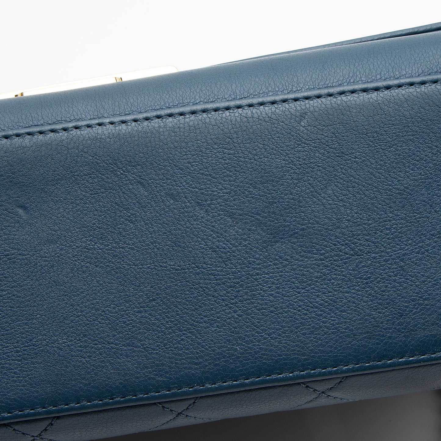 Chanel Grained Calfskin Label Click Large Shoulder Bag (SHF-vwMSPi)