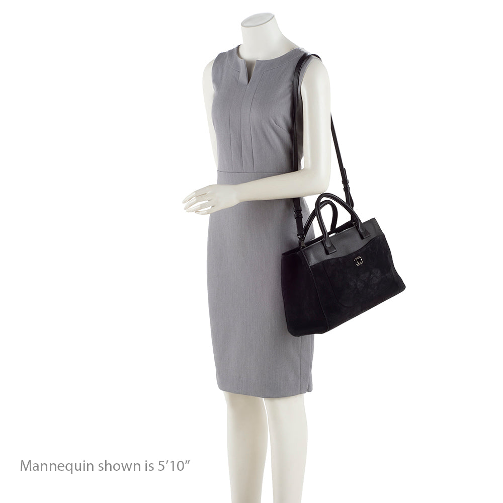 Chanel Grained Calfskin Suede Neo Executive Large Shopping Tote (SHF-16755)