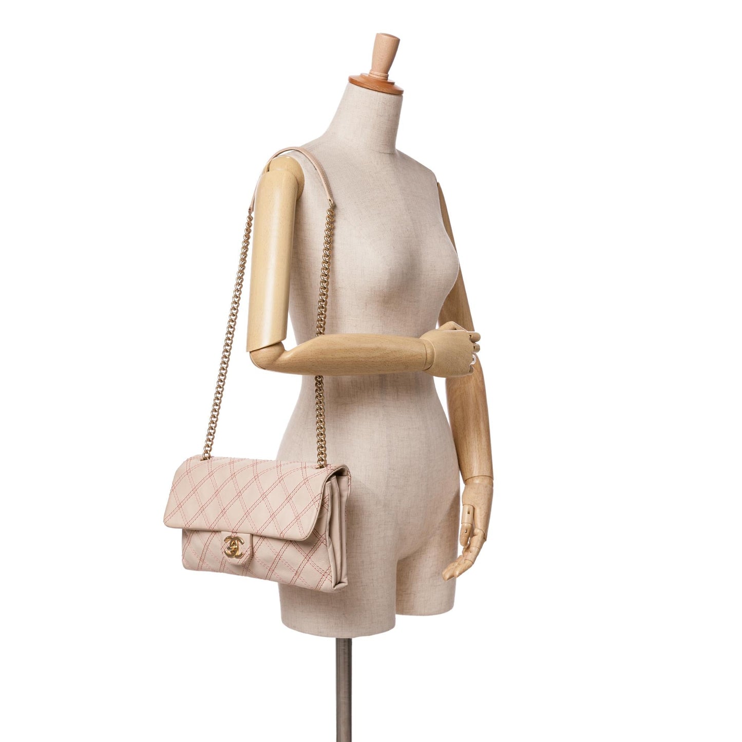 Chanel Jumbo Quilted Calfskin Triple Stitched Flap