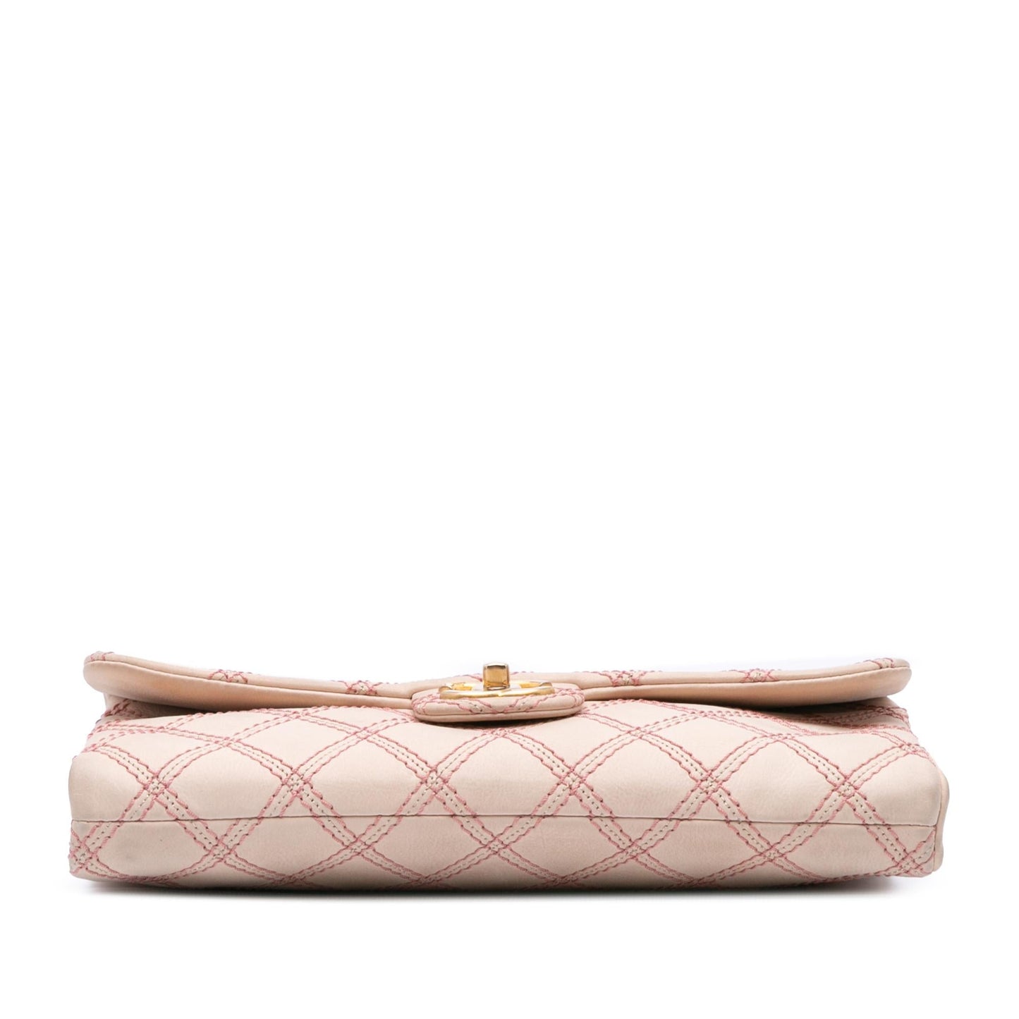 Chanel Jumbo Quilted Calfskin Triple Stitched Flap