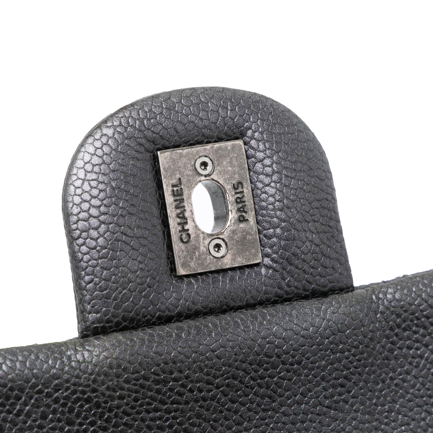 Chanel Jumbo Quilted Caviar Easy Flap