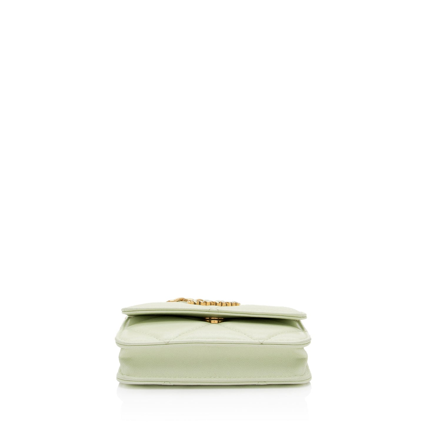 Chanel Lambskin 19 Flap Coin Purse on Chain