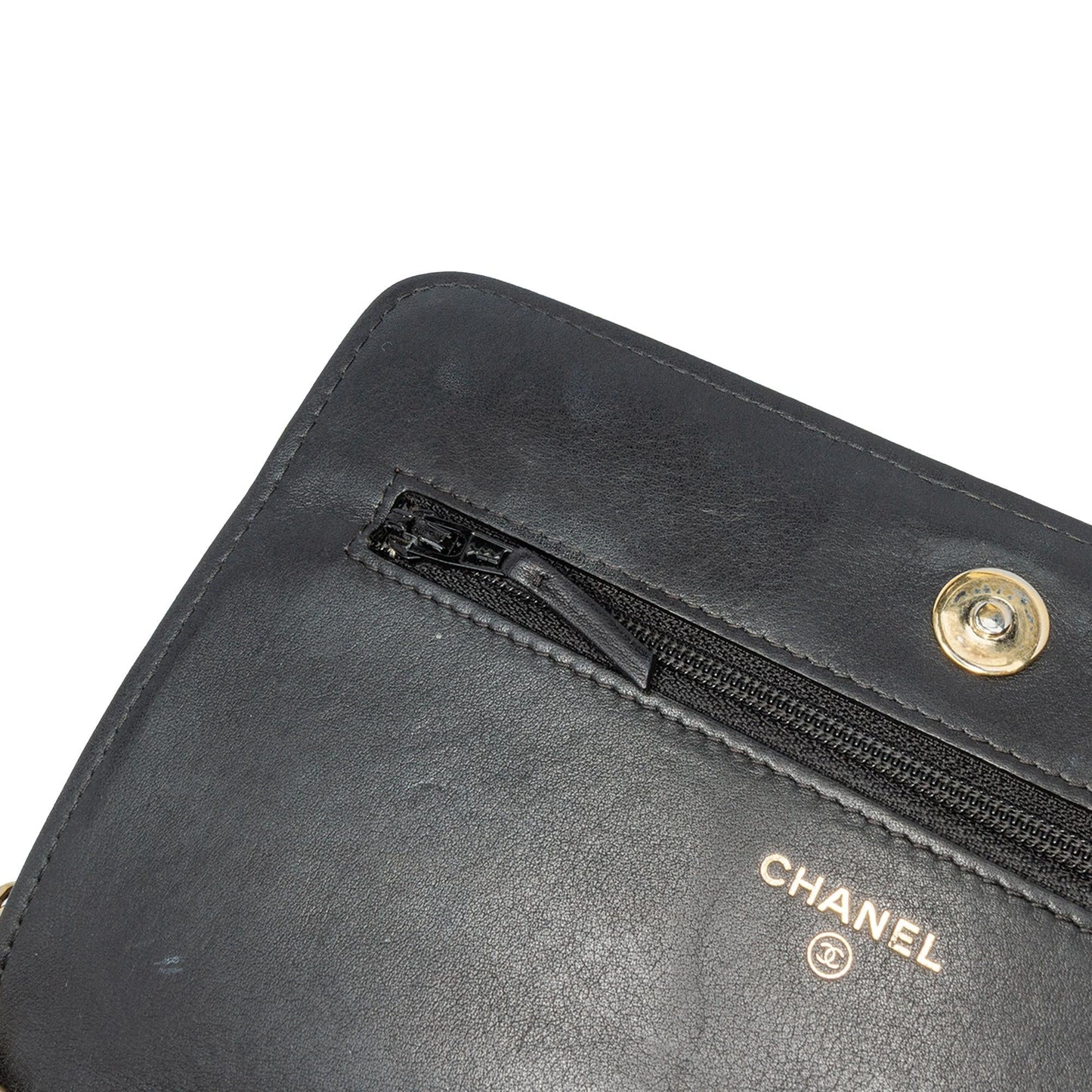 Chanel Lambskin Boy Wallet On Chain
