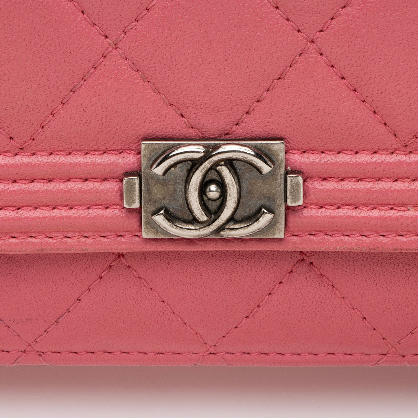 Chanel Lambskin Boy Wallet on Chain