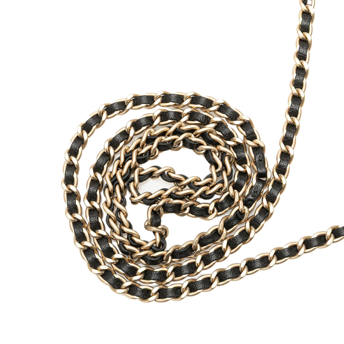 Chanel Lambskin Camellia Embossed Wallet On Chain