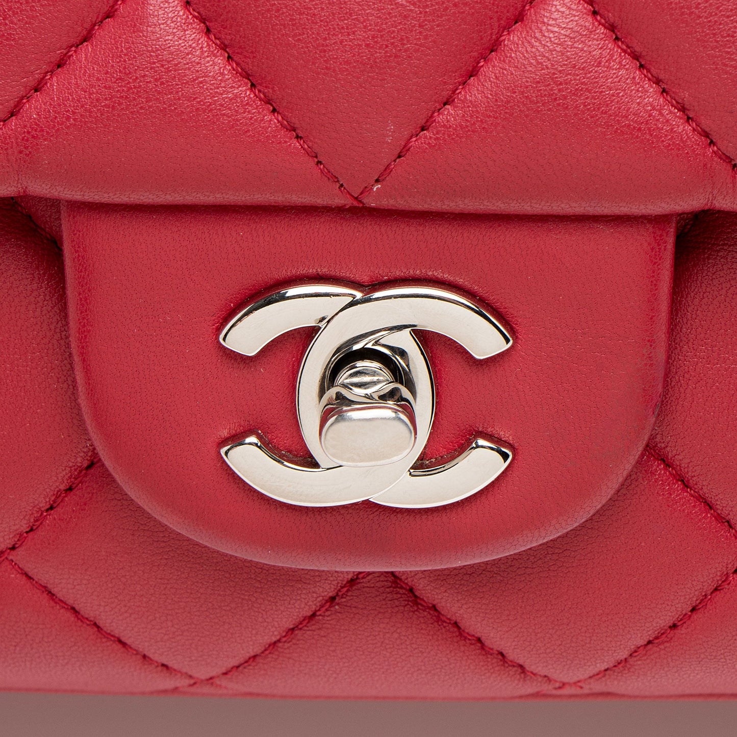 Chanel Lambskin Jumbo Chanel 3 Accordion Flap Bag