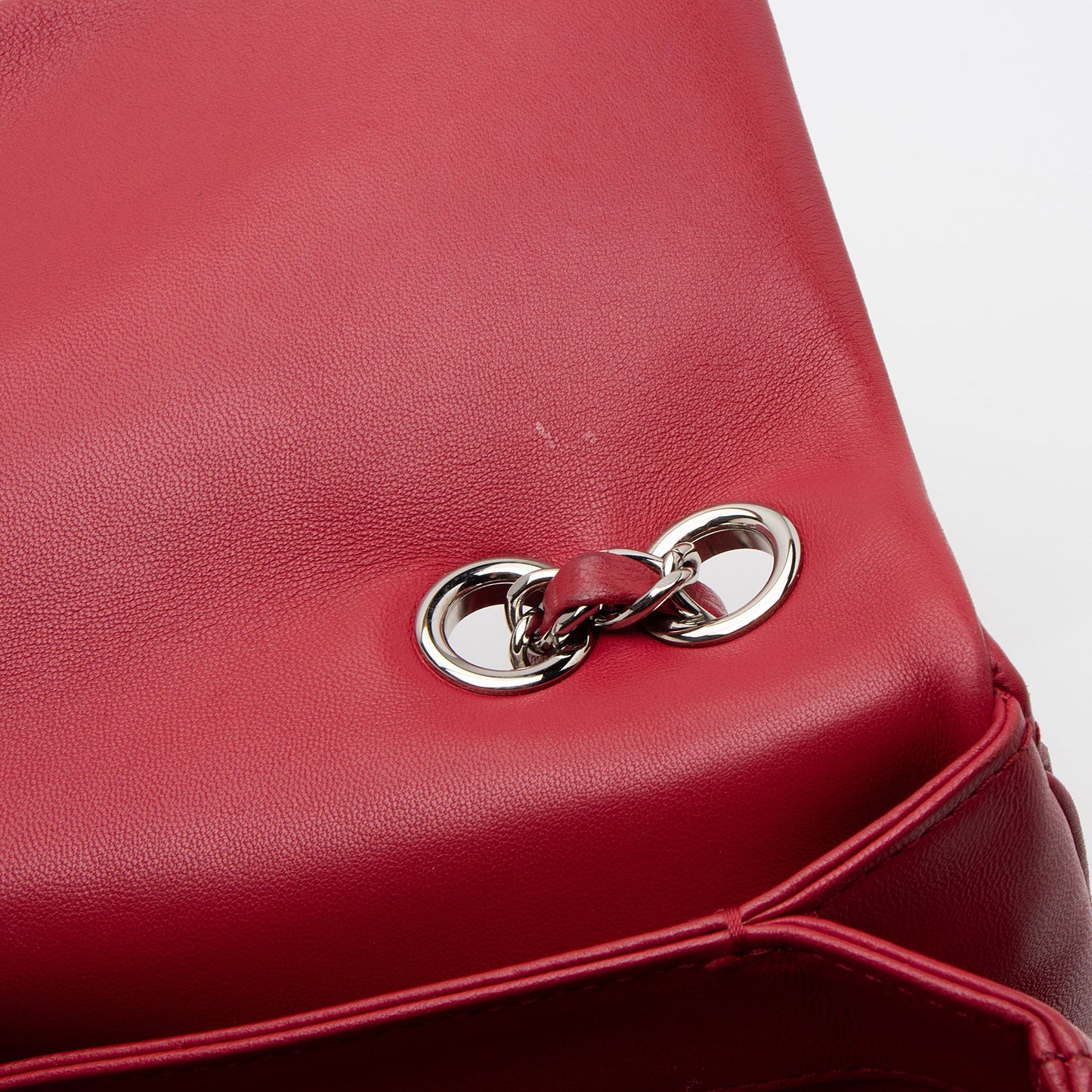 Chanel Lambskin Jumbo Chanel 3 Accordion Flap Bag