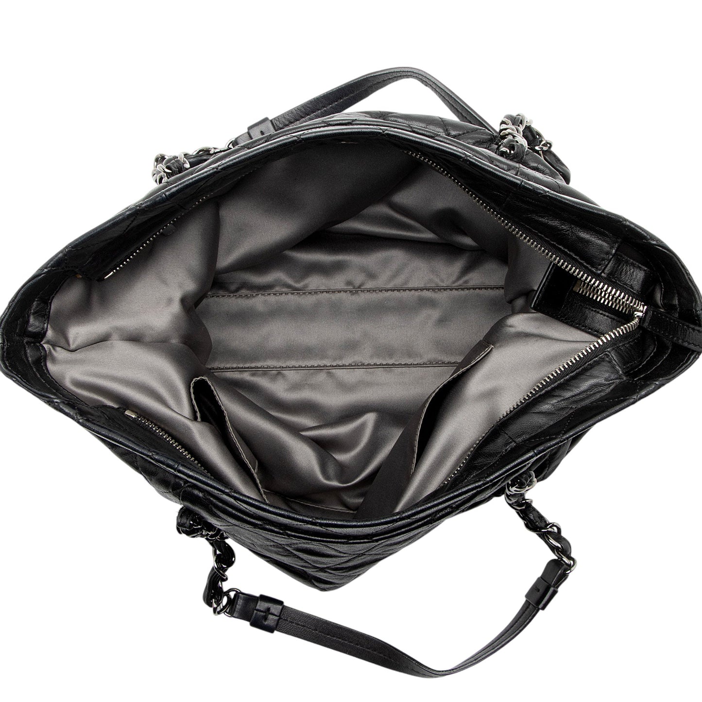 Chanel Lambskin Sharpei N/S Tote