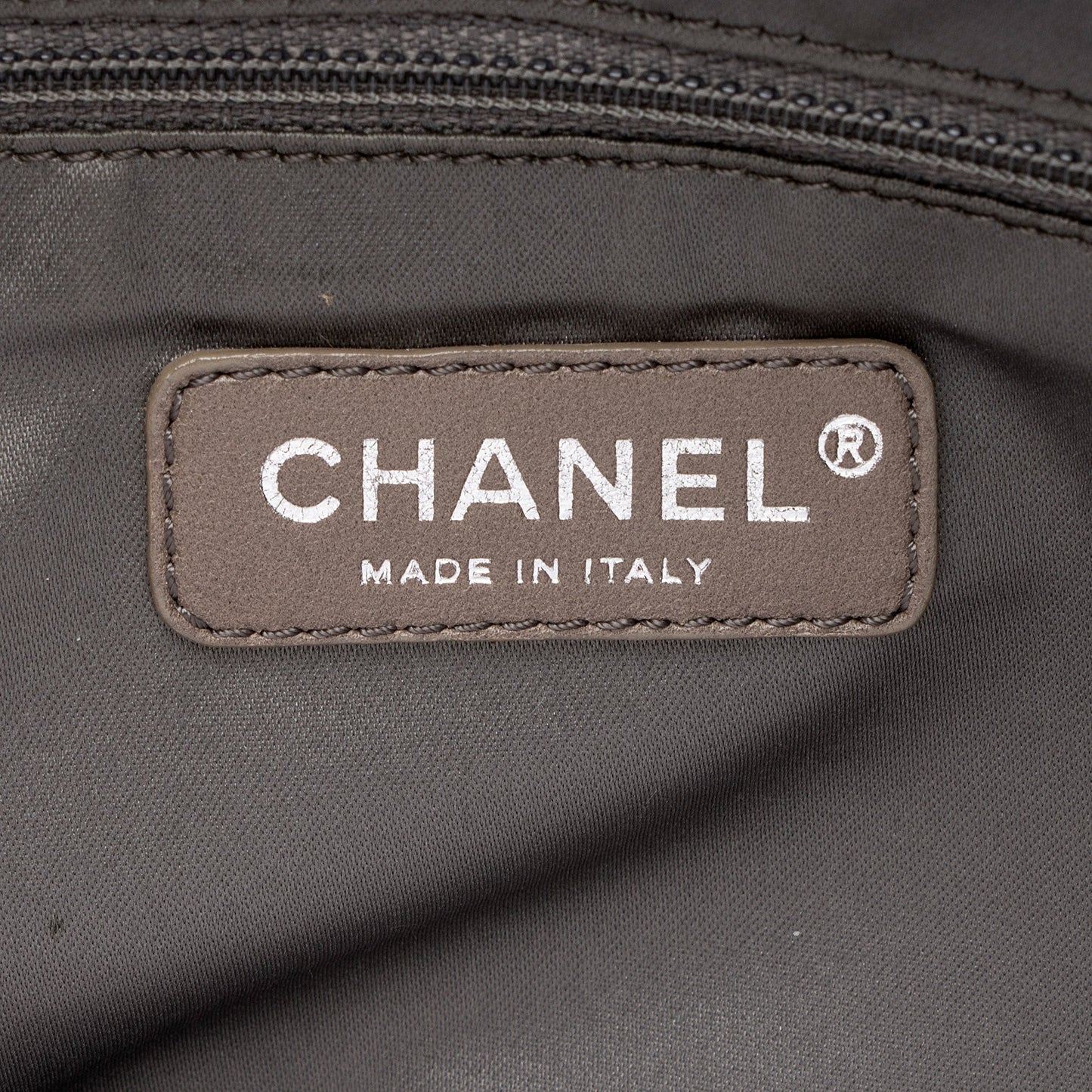 Chanel Lambskin Sharpei N/S Tote