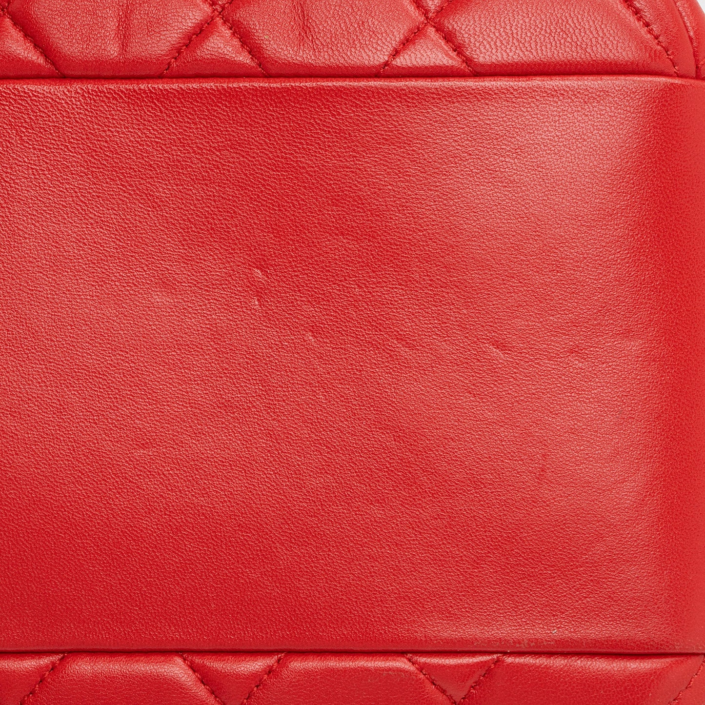 Chanel Lambskin Trendy CC Small Bowling Satchel