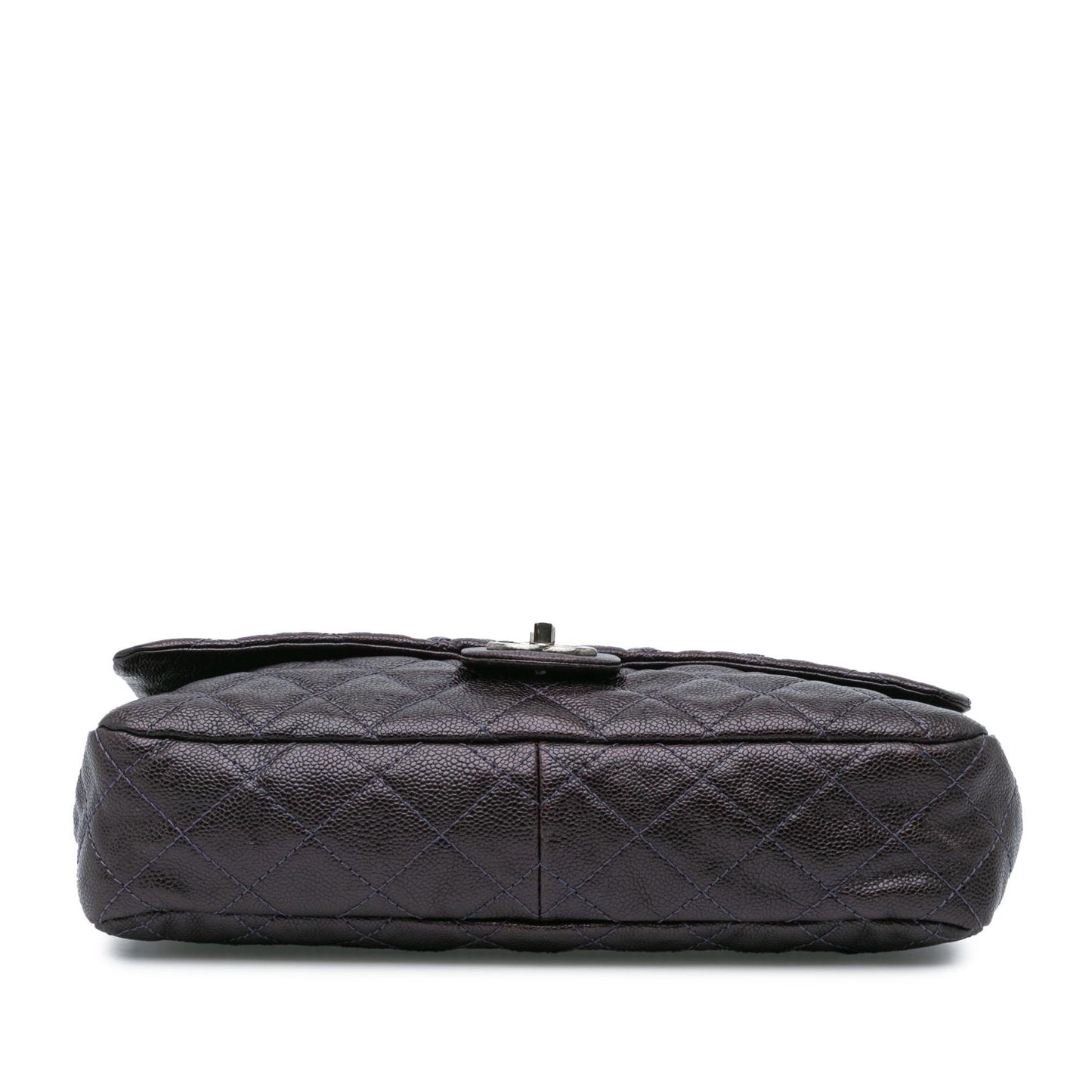 Chanel Large Classic Caviar Easy Zip Flap