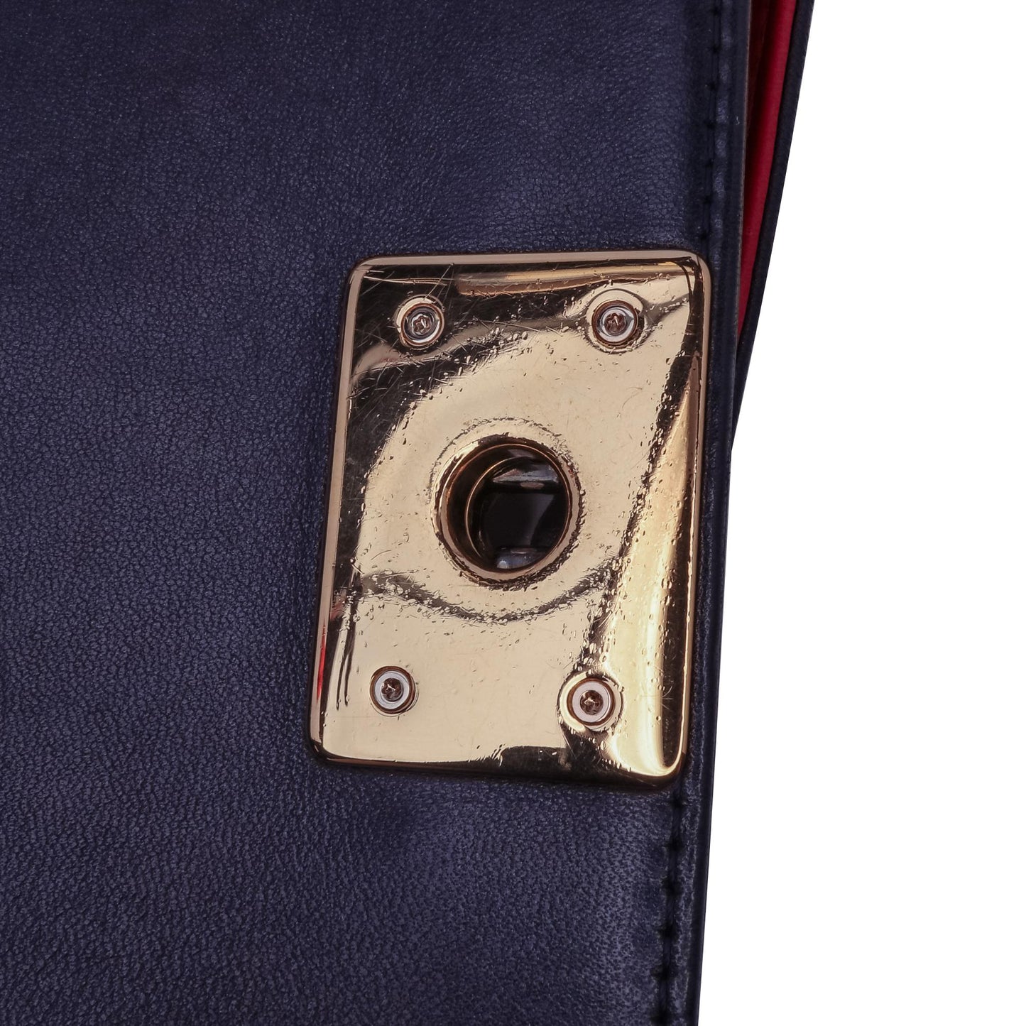 Chanel Large Lambskin Embossed Boy Cube Flap
