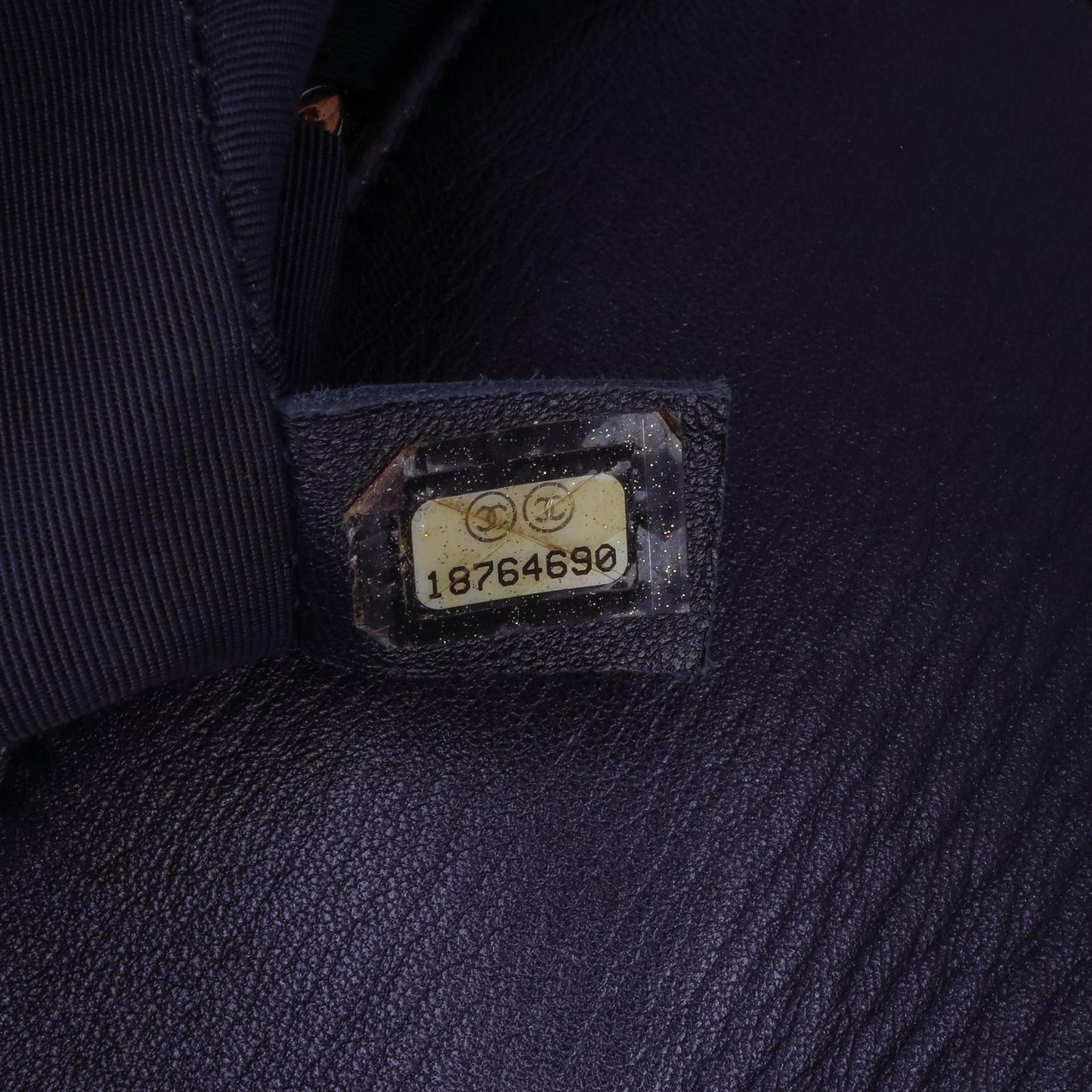 Chanel Large Lambskin Embossed Boy Cube Flap